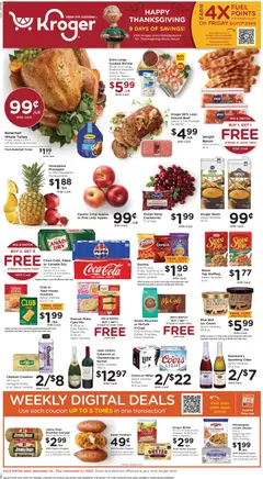 Preview of Kroger weekly ads valid from 19.11.2025