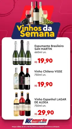 Komprao Atacadista - Ofertas Vinhos da Semana - Pré-Visualização do folheto da loja Komprao Atacadista, válido de 03.02.2026