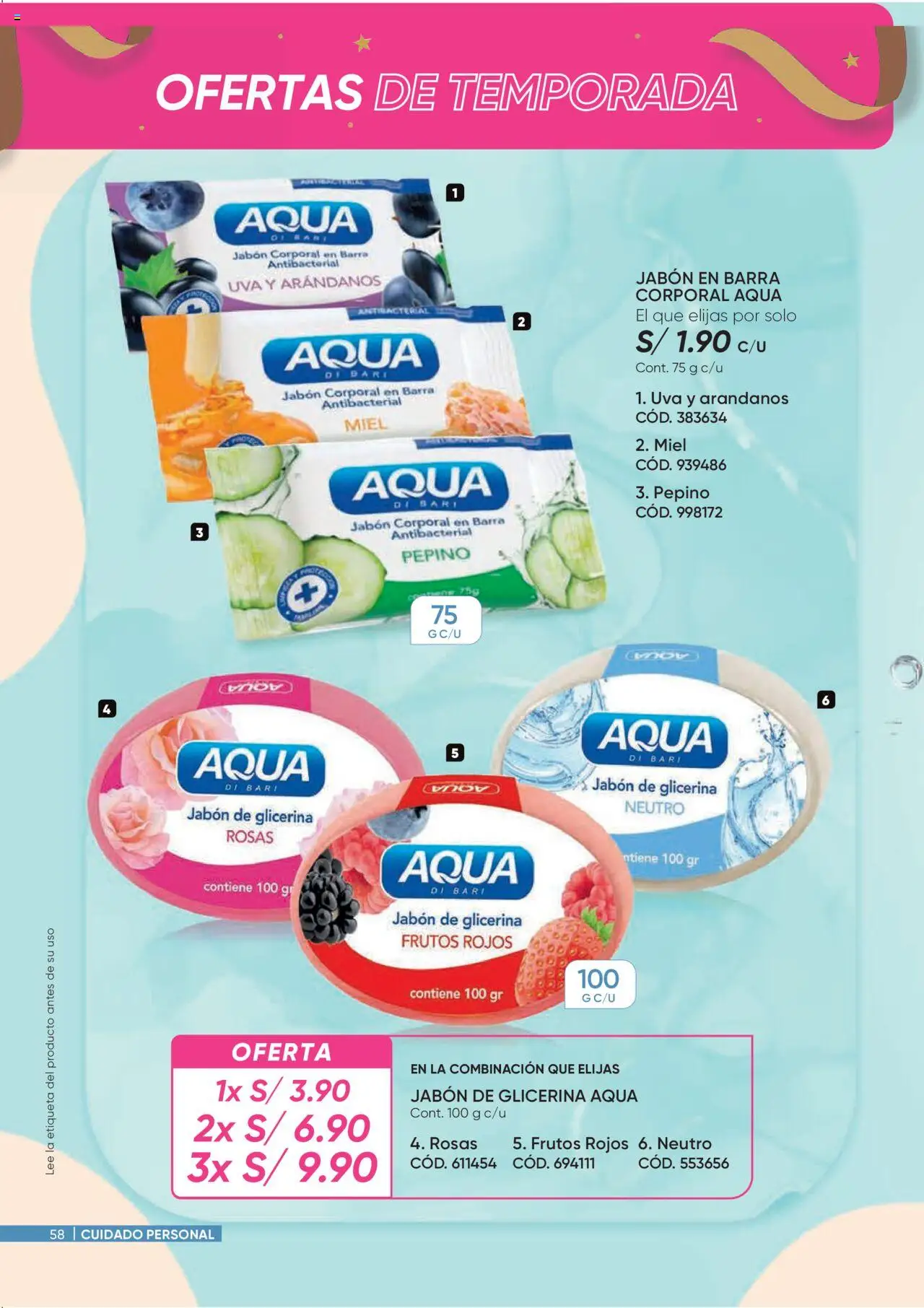 Catálogo Azzorti válido desde 15.09.2025 | Página: 58 | Productos: Jabón, Arándanos