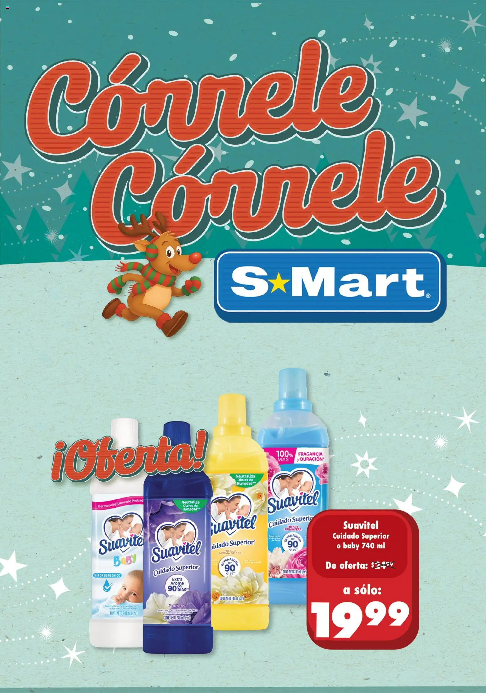 Nuevas ofertas de S-Mart válidas en toda la República Mexicana desde el 11.11.2025. ¡Encuentra las mejores ofertas en S-Mart folleto Ofertas de Feria Juárez! | Página: 2 | Productos: Suavizante, Ropa, Fragancia, Acondicionador