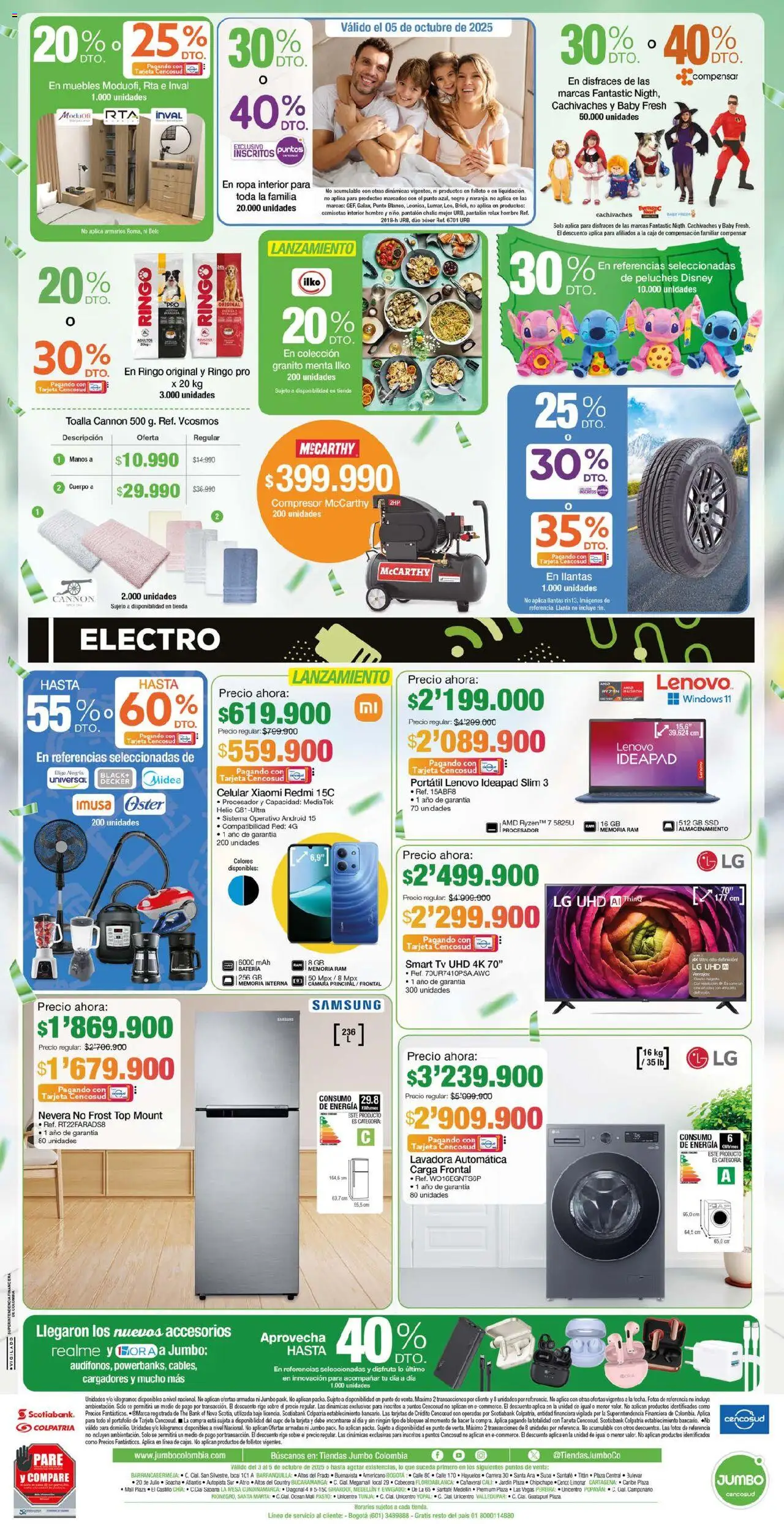 Jumbo revista - valida desde el 03.10.2025 | Página: 8 | Productos: Cámara, Sobre, Top, Ropa interior