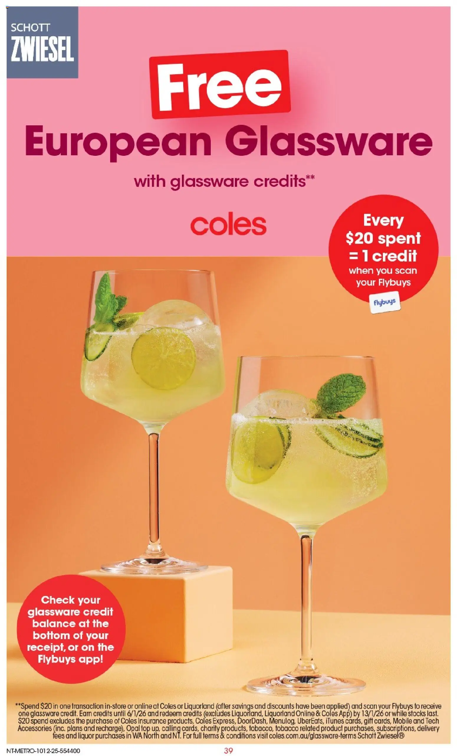 Coles catalogue - valid from 10.12.2025 | Page: 40 | Products: Glassware, Opal, Accessories, Mobile