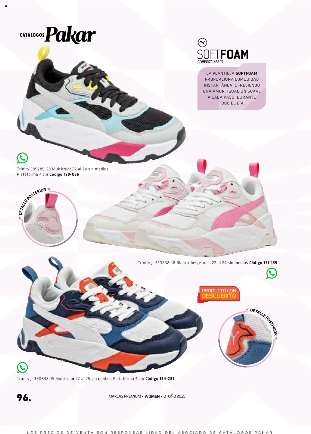 Nuevas ofertas de SC Pakar válidas en toda la República Mexicana desde el 29.08.2025. ¡Encuentra las mejores ofertas en SC Pakar - Catálogo Otoño Women! | Página: 96