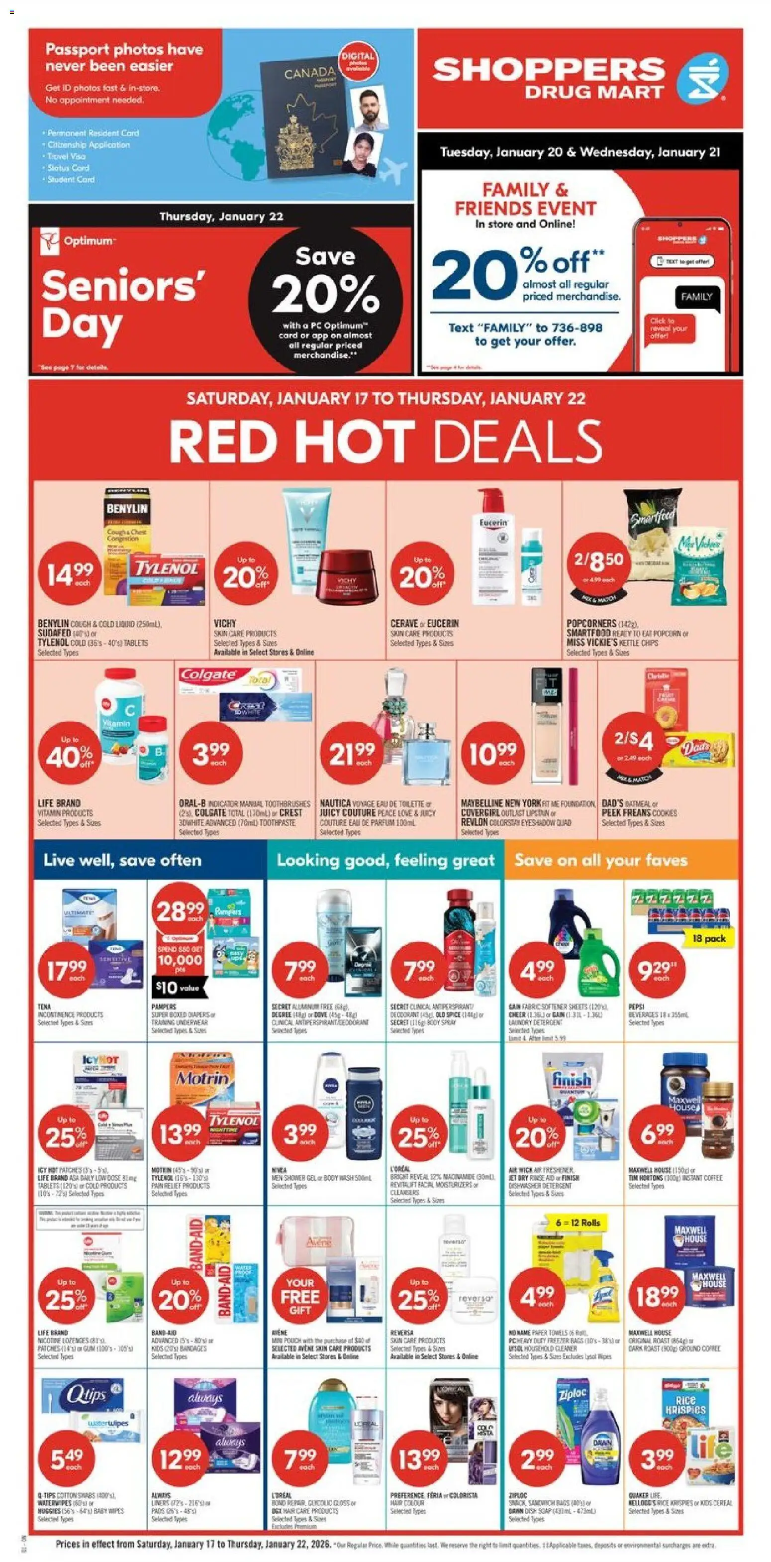 Shoppers flyer valid from 16.01.2026 | Page: 3 | Products: PC, Kettle, Body wash, Shower