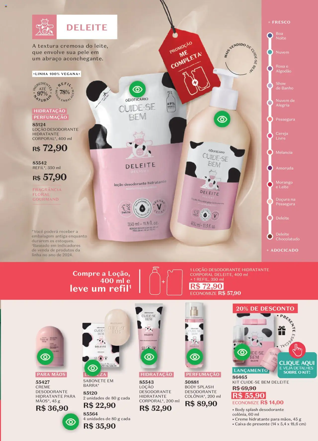 O Boticário Folheto - válido de 11.08.2025 | Página: 25 | Produtos: Desodorante, Caixa, Sabonete, Body