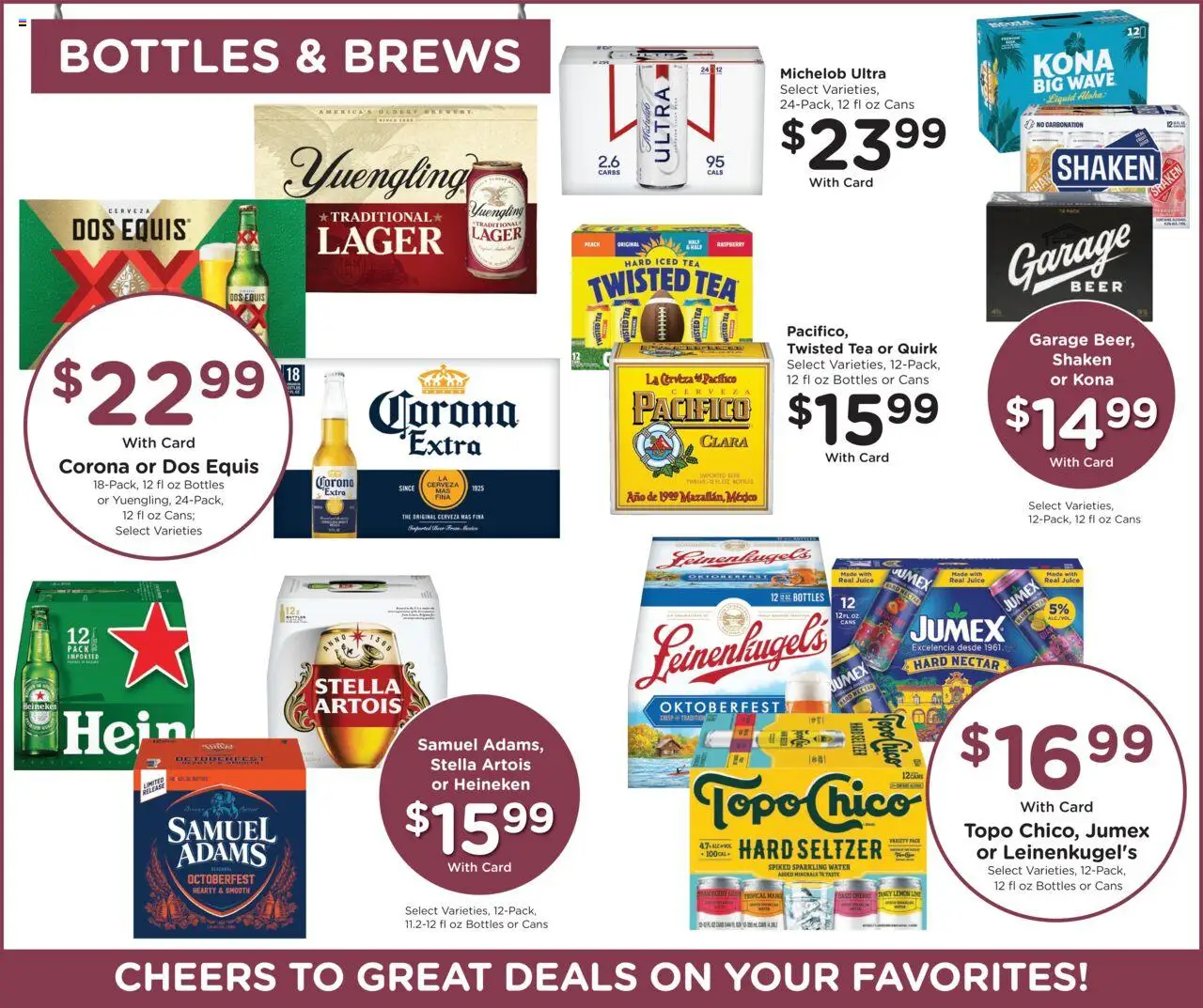 Dillons Weekly Ad - KS - valid from 15.10.2025 | Page: 12 | Products: Beer, Tea, Water, Peach