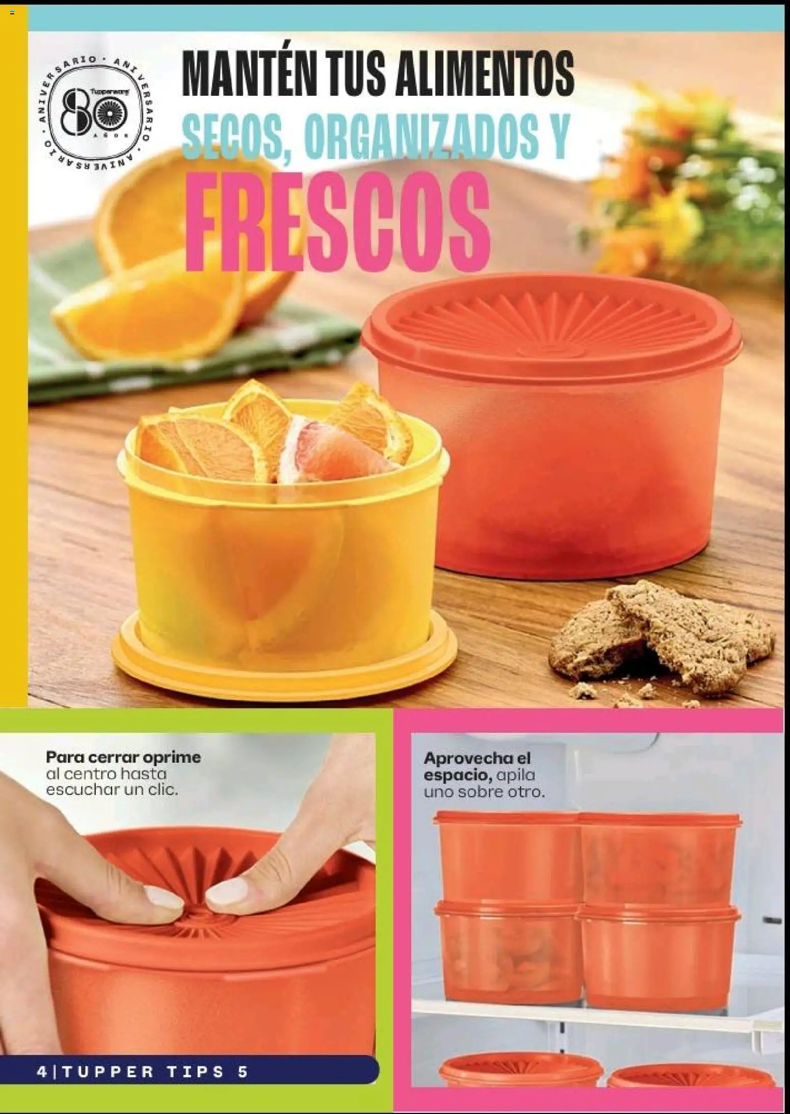 Nuevas ofertas de Tupperware válidas en toda la República Mexicana desde el 20.04.2026. ¡Encuentra las mejores ofertas en Tupperware catálogo! | Página: 4 | Productos: Tupper, Sobre