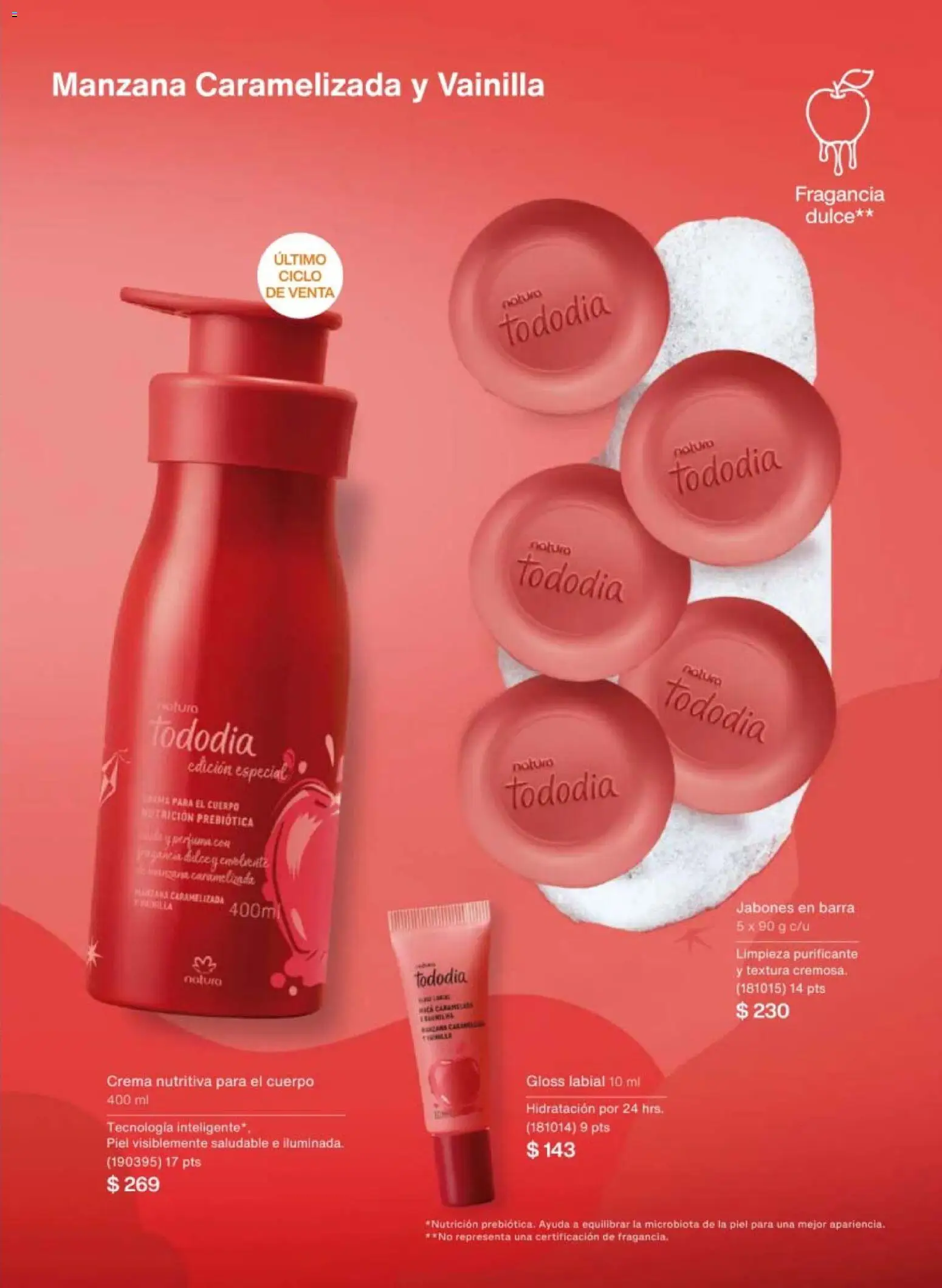Nuevas ofertas de Natura válidas en toda la República Mexicana desde el 30.01.2026. ¡Encuentra las mejores ofertas en Natura campaña 3 2026! | Página: 105 | Productos: Crema, Manzana, Barra, Fragancia