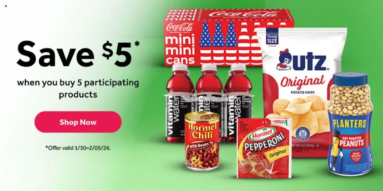 Stop & Shop Weekly Circular - NY - valid from 30.01.2026 | Page: 5 | Products: Vitamin, Chips, Water