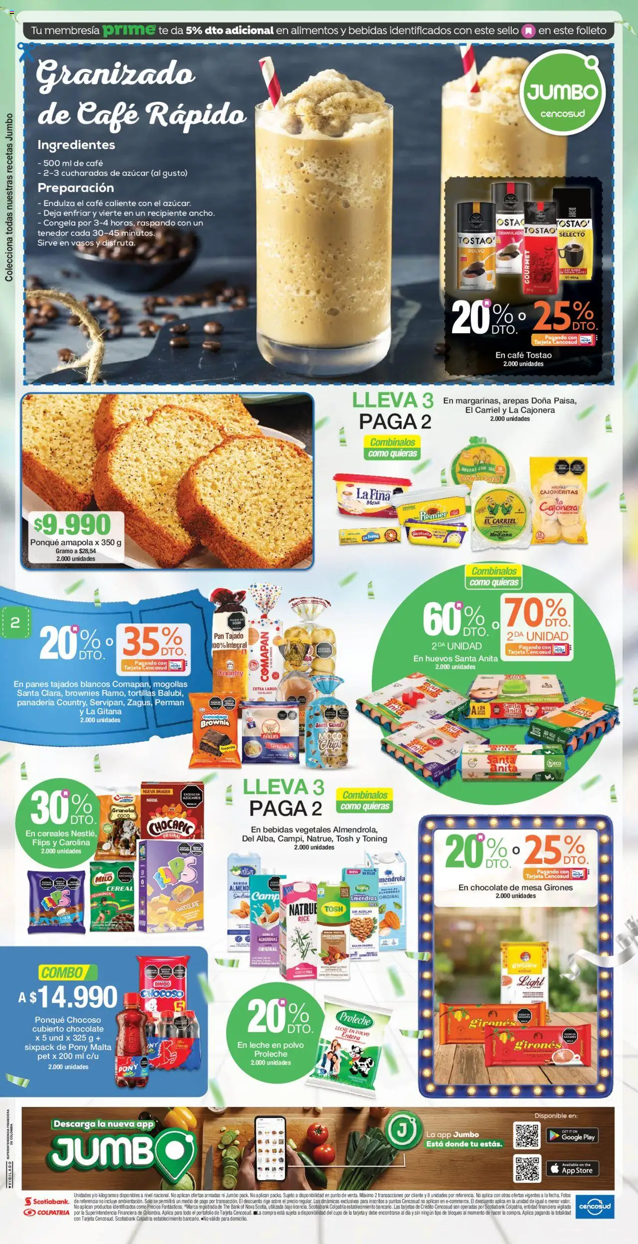Jumbo revista - valida desde el 10.10.2025 | Página: 2 | Productos: Almendra, Almendras, Ponqué, Sobre