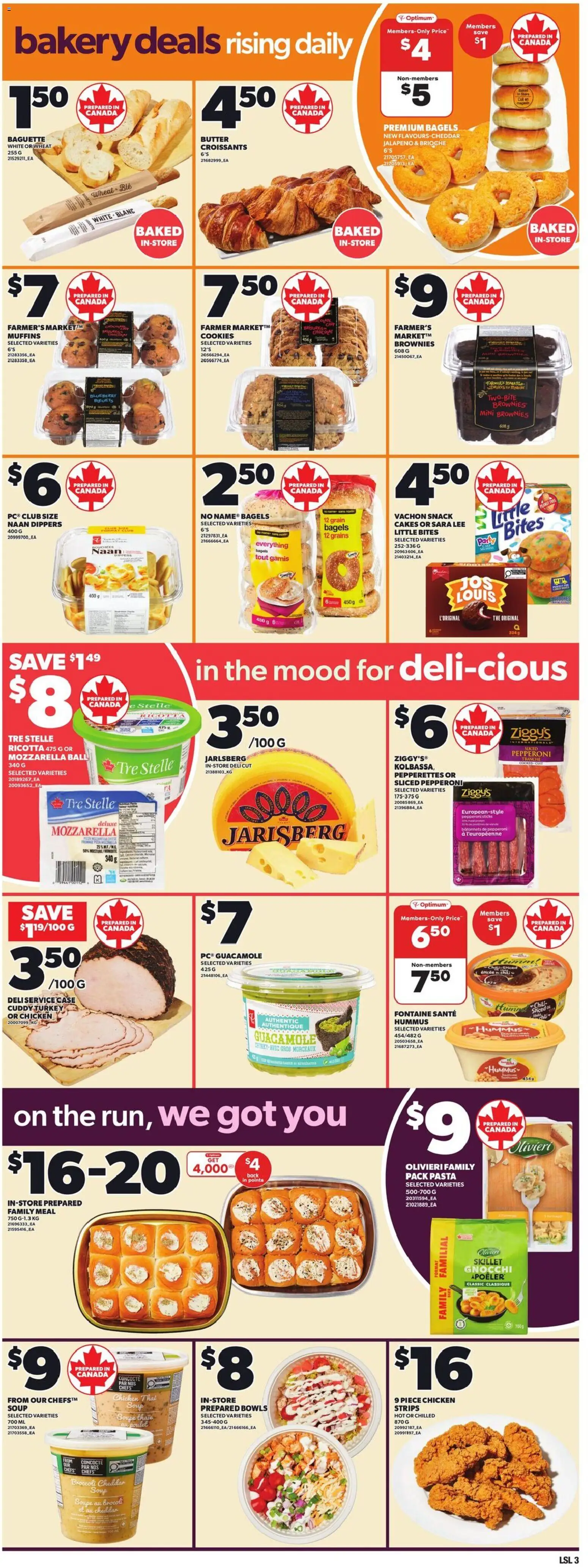 Loblaws flyer valid from 01.01.2026 | Page: 6 | Products: Case, Bakery, Pizza, Chicken