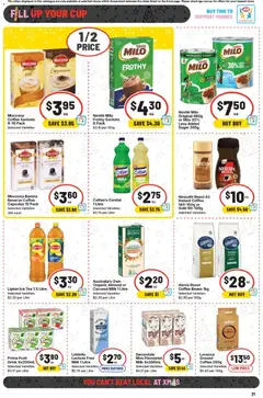Preview of IGA Catalogue QLD - valid from 10.12.2025 | Page: 25 | Products: Sugar, Lemon, Peach, Moccona