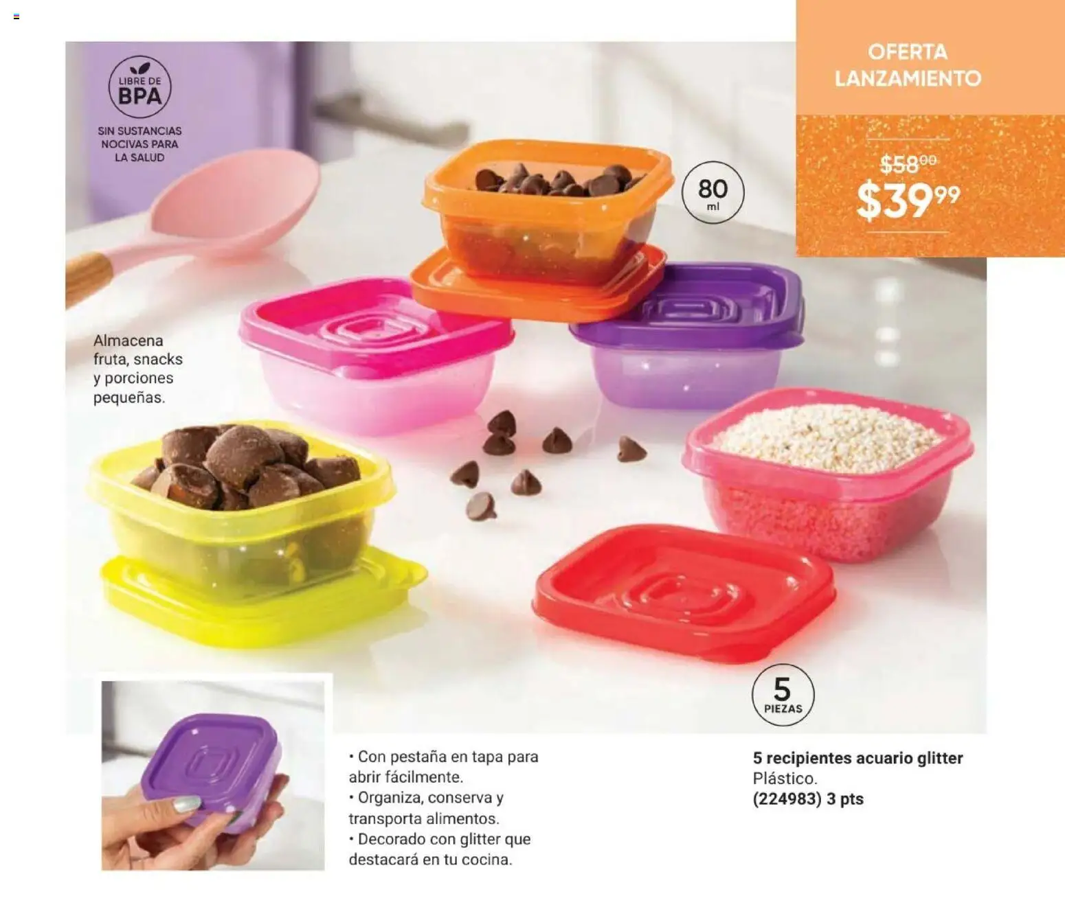 Nuevas ofertas de AVON válidas en toda la República Mexicana desde el 10.01.2026. ¡Encuentra las mejores ofertas en AVON Casa & Estilo 2 2026! | Página: 21 | Productos: Glitter