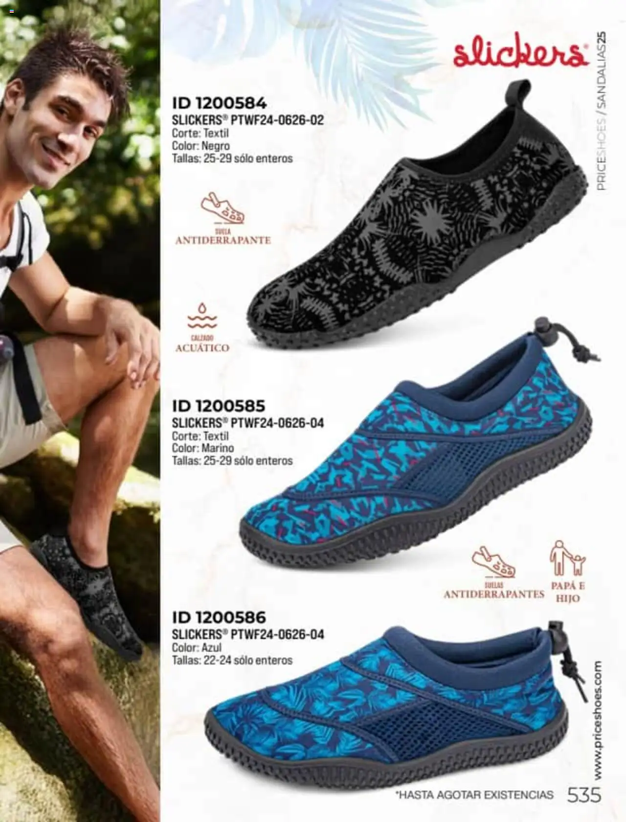 Nuevas ofertas de Price Shoes válidas en toda la República Mexicana desde el 27.01.2025. ¡Encuentra las mejores ofertas en Price Shoes catálogo Sandalias! | Página: 535 | Productos: Papa
