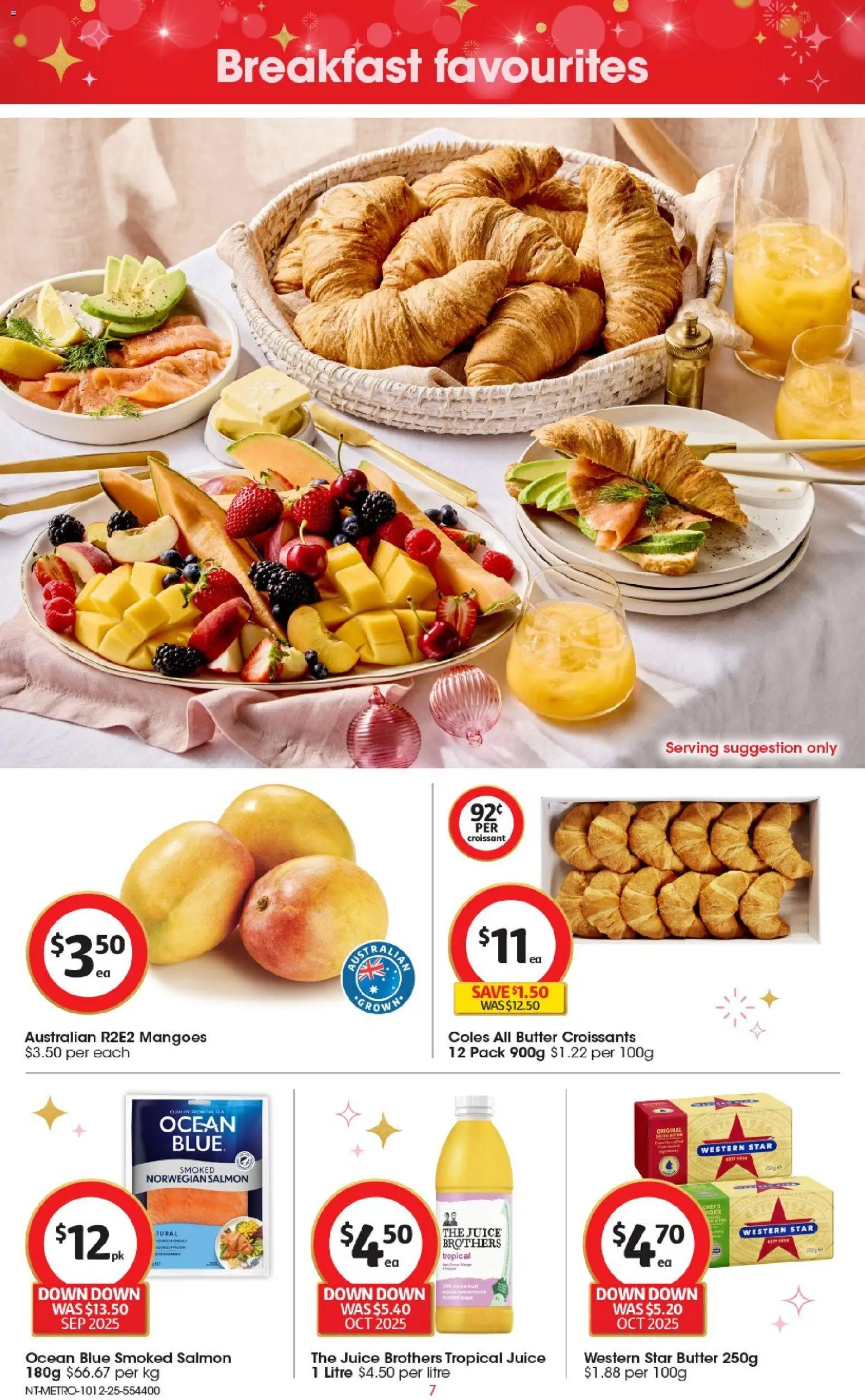 Coles catalogue - valid from 10.12.2025 | Page: 8 | Products: Butter, Juice, Salmon