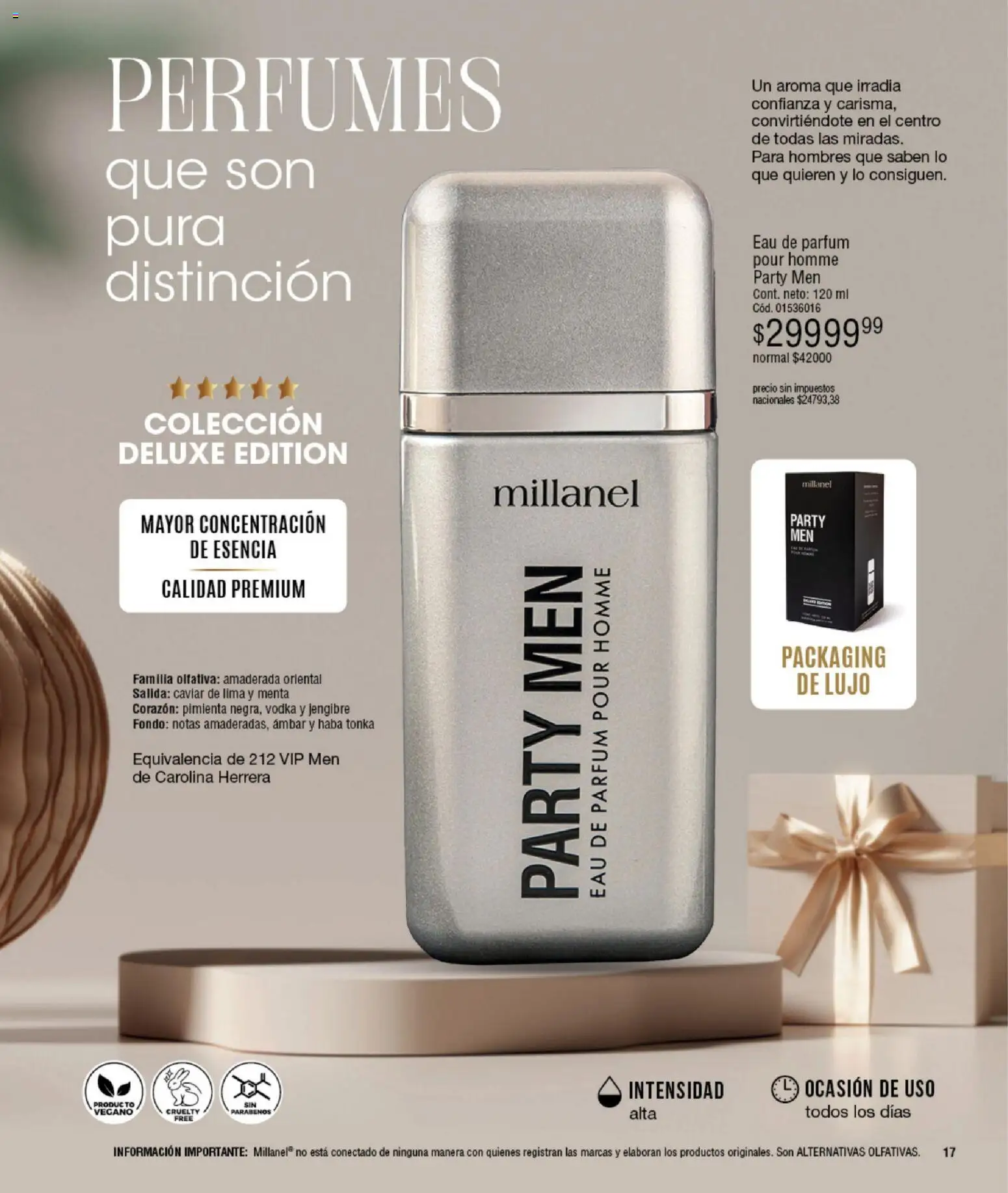 Millanel - Catálogo │ válido desde el 08.12.2025 | Página: 17 | Productos: Vodka, Lima, Pimienta