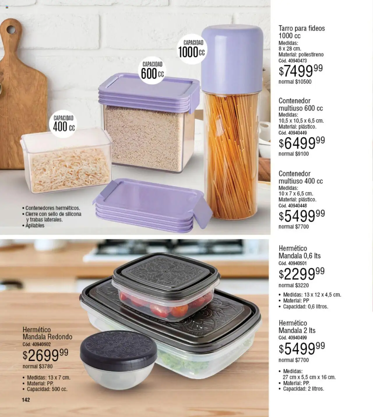 Millanel catálogo │ válido desde el 18.08.2025 | Página: 142 | Productos: Fideos