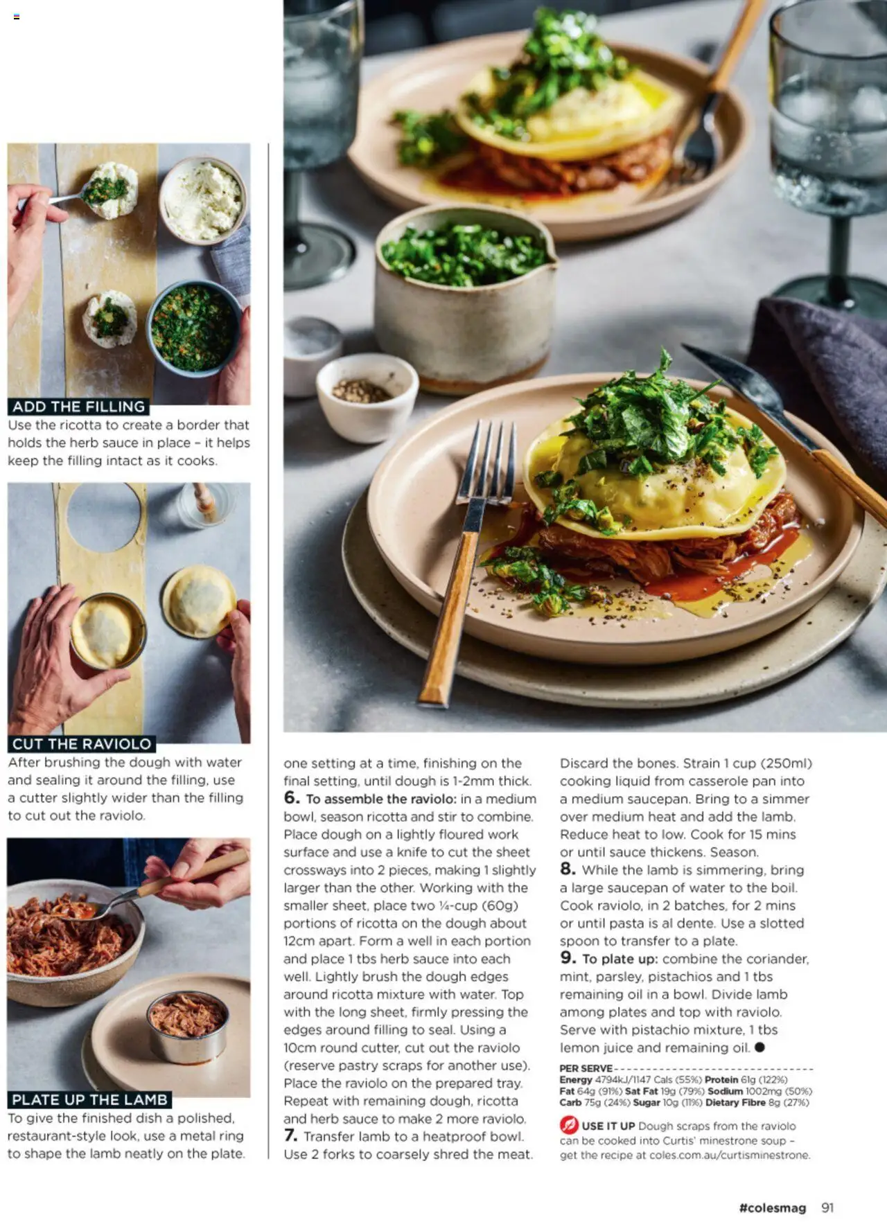 Coles catalogue - valid from 03.07.2025 | Page: 91 | Products: Lamb, Pastry, Sugar, Cutter