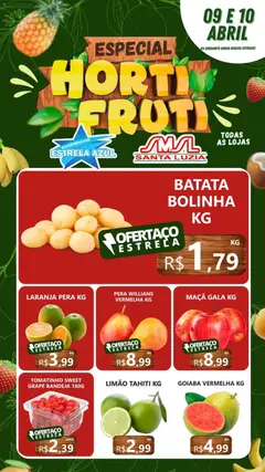 Estrela Azul ofertas Hortifruti - Pré-Visualização do folheto da loja Estrela Azul, válido de 09.04.2026