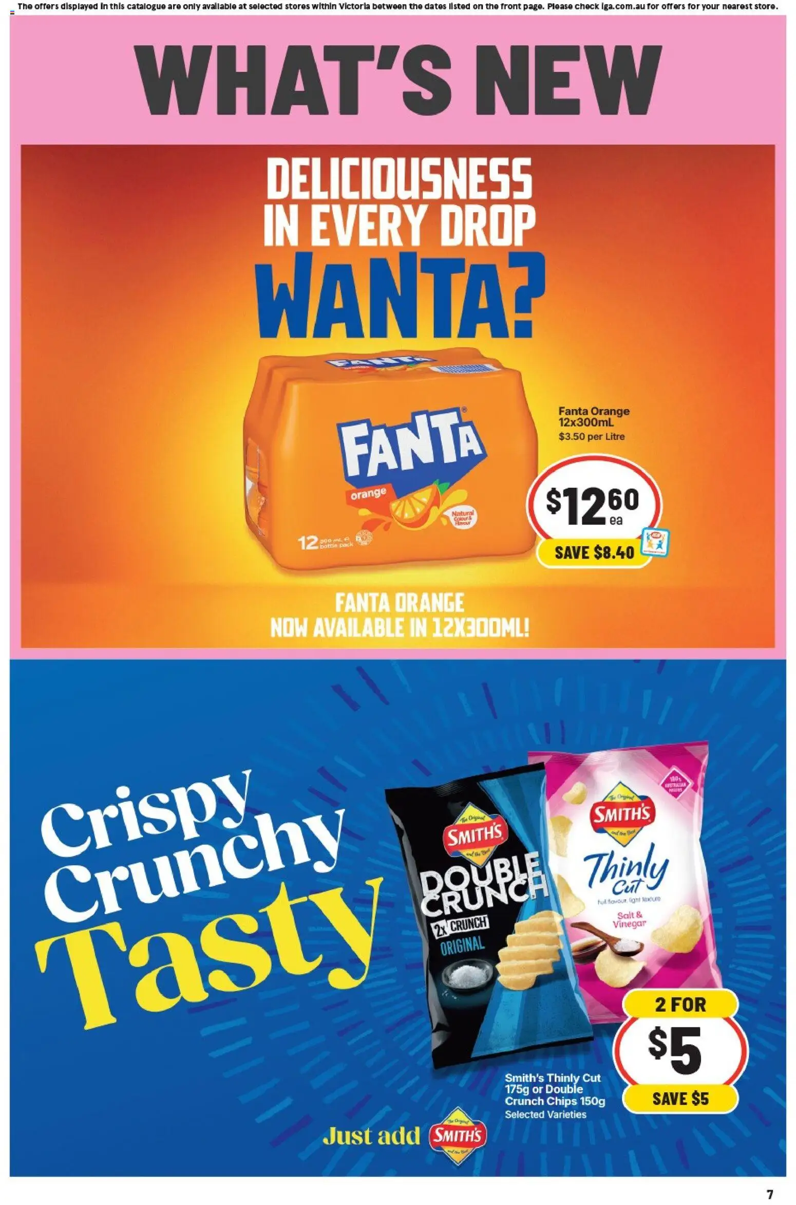 IGA catalogue - valid from 29.04.2026 | Page: 7 | Products: Light, Chips, Salt, Vinegar