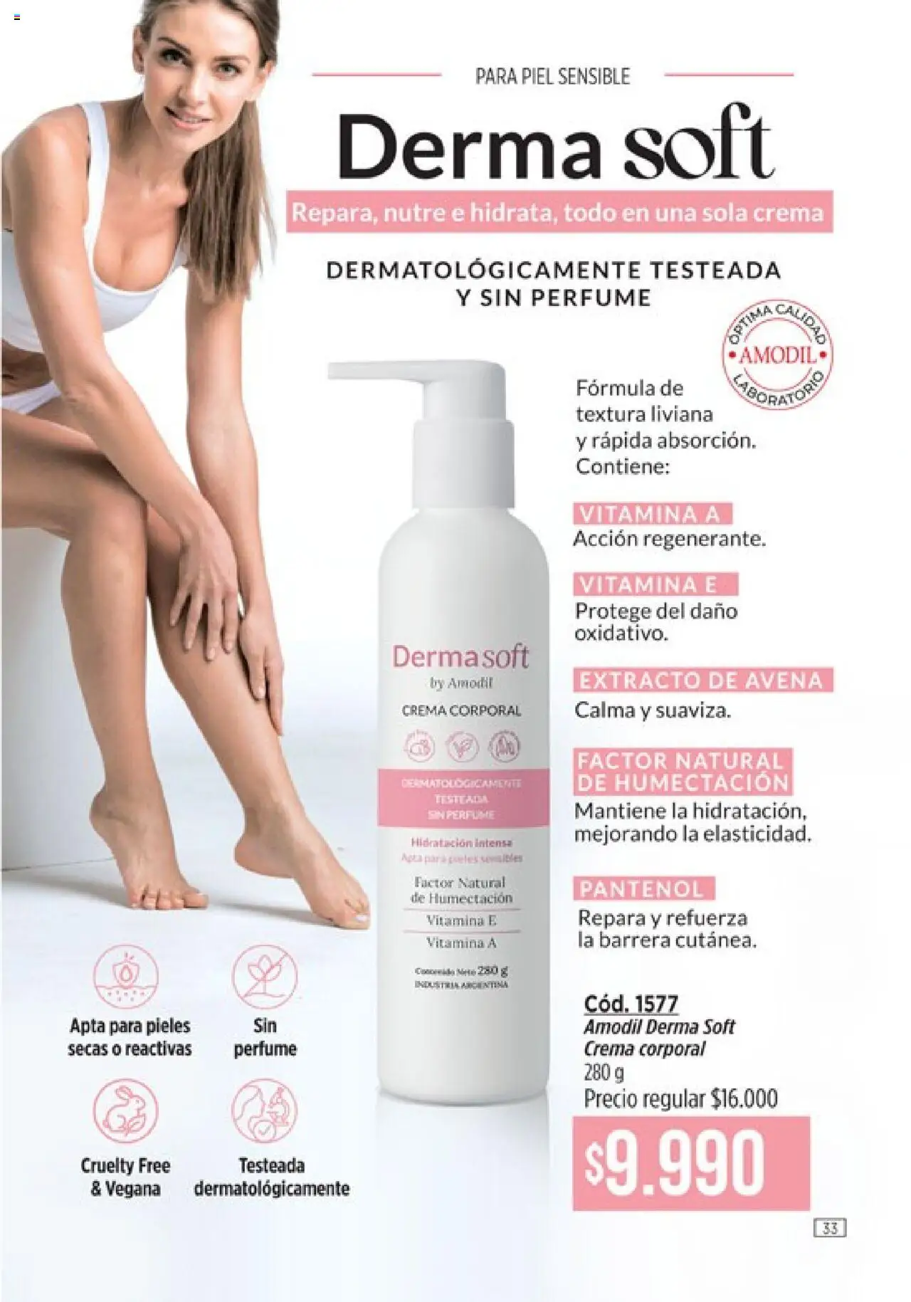 Catálogo Amodil Campaña 12 │ válido desde el 26.06.2025 | Página: 33 | Productos: Perfume, Avena, Crema