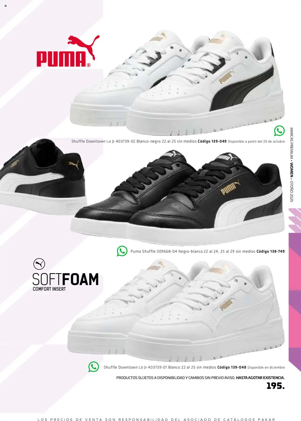 Nuevas ofertas de SC Pakar válidas en toda la República Mexicana desde el 29.08.2025. ¡Encuentra las mejores ofertas en SC Pakar - Catálogo Otoño Women! | Página: 195