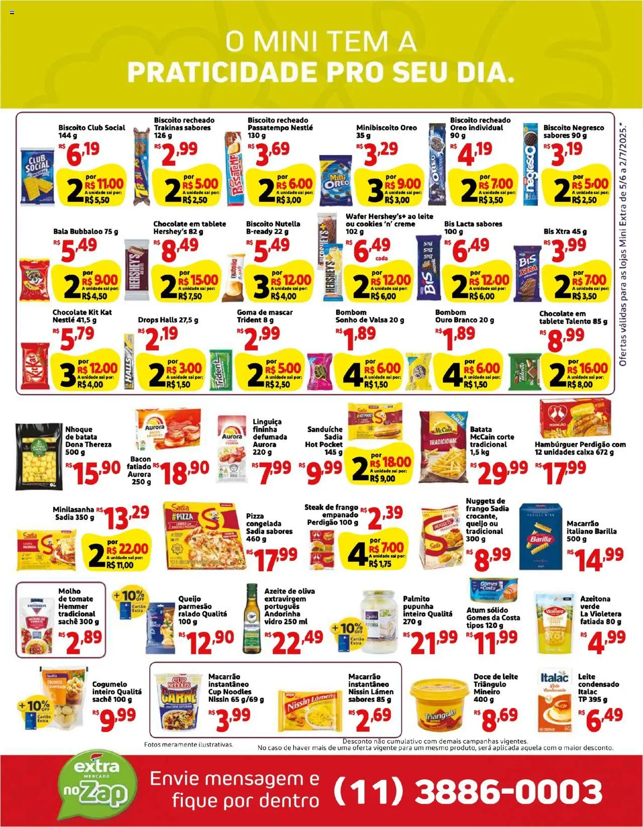 Extra Folheto - válido de 05.06.2025 | Página: 3 | Produtos: Queijo, Sal, Atum, Bala