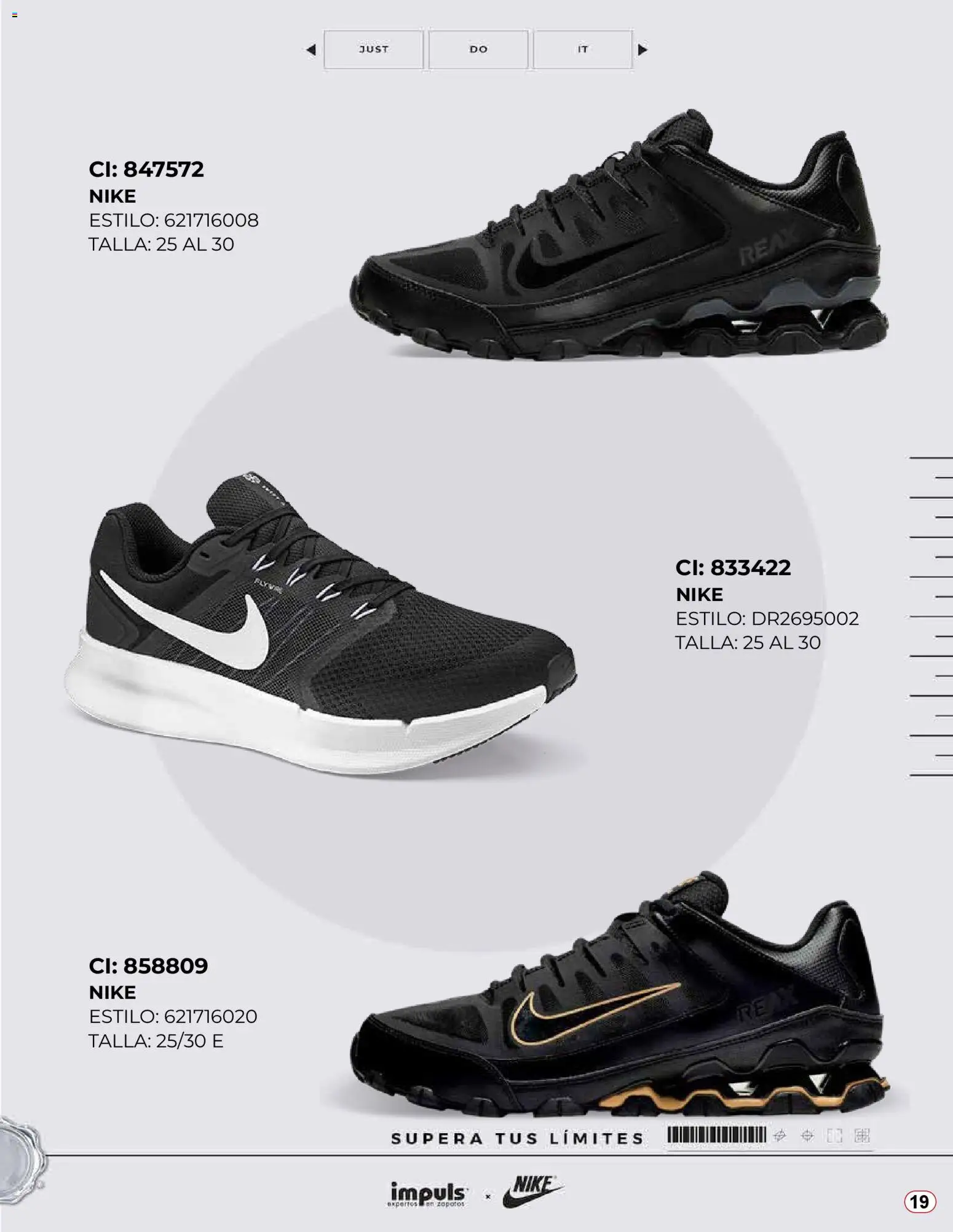 Nuevas ofertas de Impuls válidas en toda la República Mexicana desde el 04.11.2025. ¡Encuentra las mejores ofertas en Impuls catálogo De Zapatillas NIKE 2025! | Página: 19