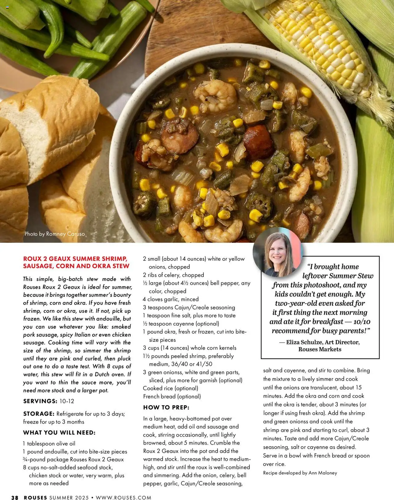 Rouses Magazine Summer 2025 - valid from 01.09.2025 | Page: 40 | Products: Corn, Oil, Rice, Sausage