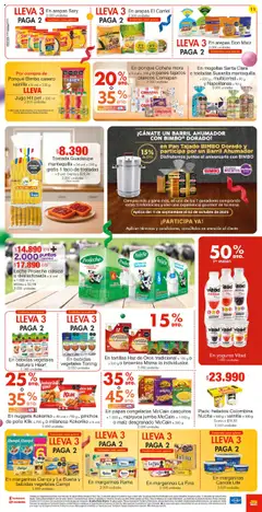 Metro revista - valida desde el 11.09.2025 | Página: 11 | Productos: Arepa, Maiz, Crema de leche, Pan