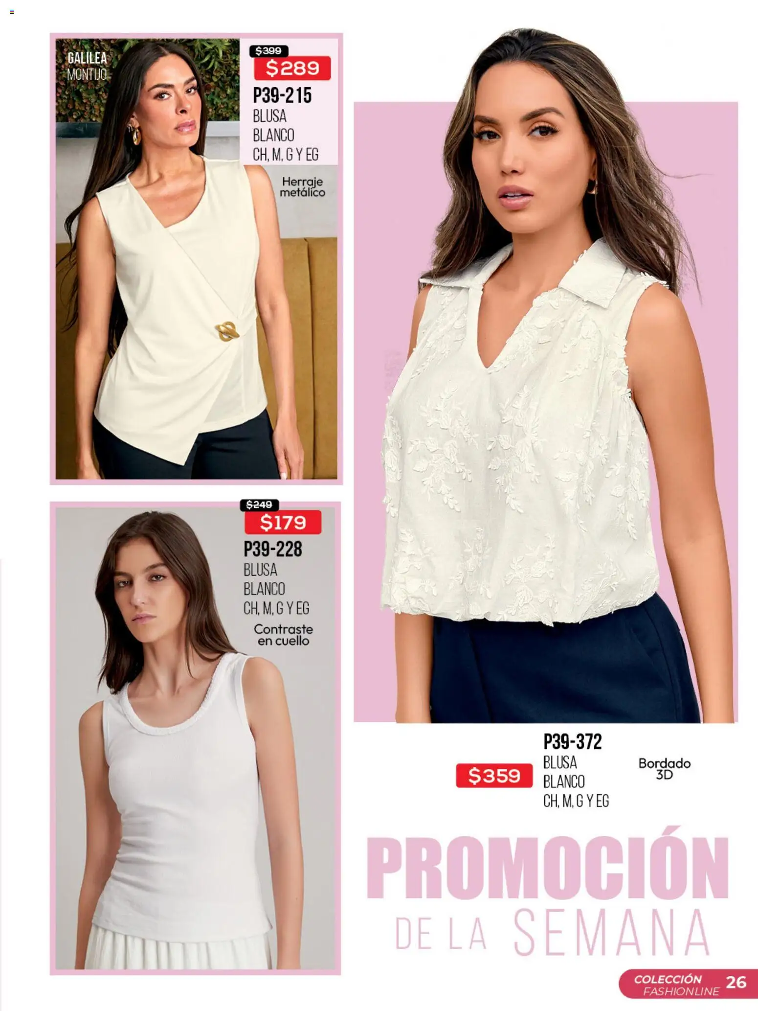 Nuevas ofertas de Cklass válidas en toda la República Mexicana desde el 30.03.2026. ¡Encuentra las mejores ofertas en Cklass catálogo Promo semanal! | Página: 27 | Productos: Blusa