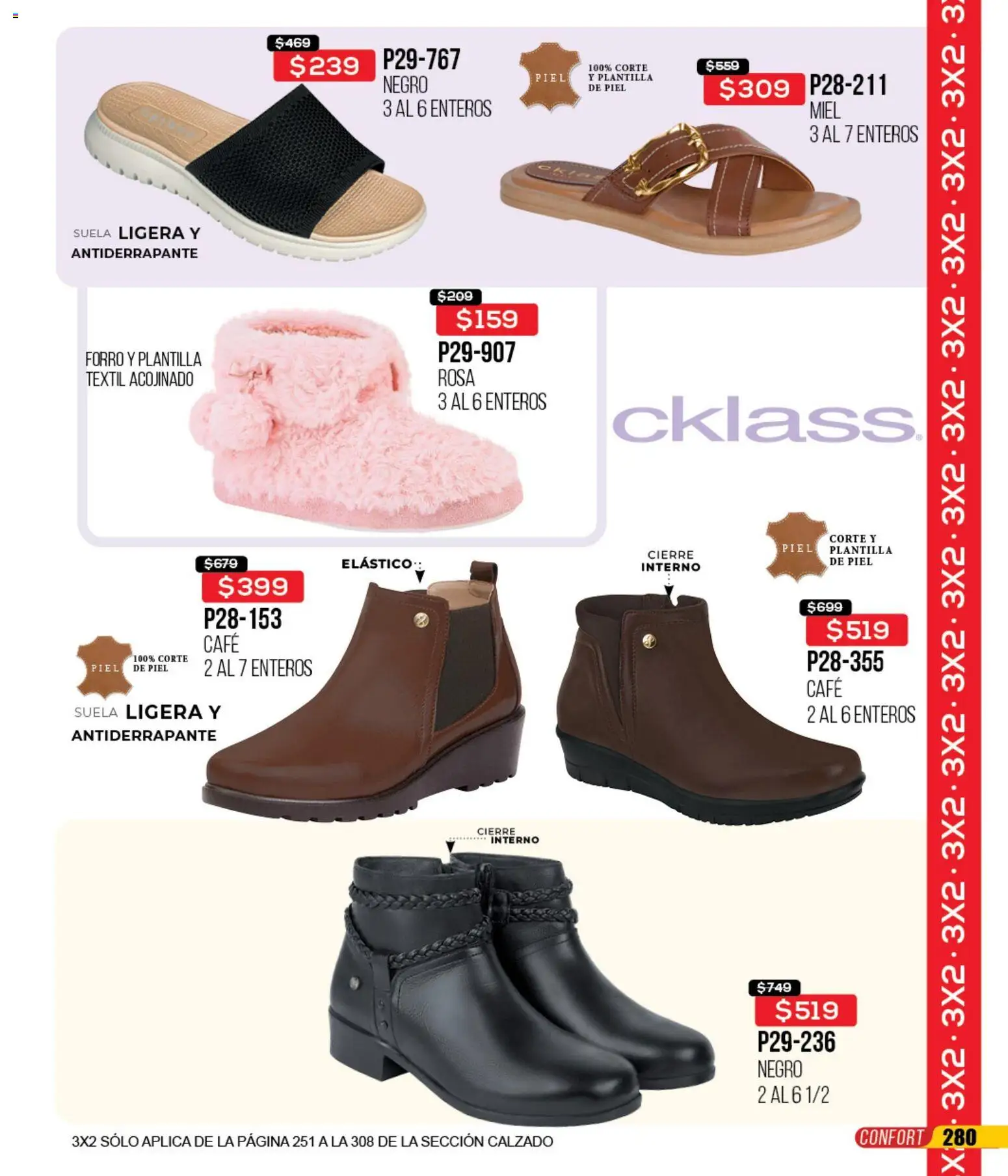 Nuevas ofertas de Cklass válidas en toda la República Mexicana desde el 12.01.2026. ¡Encuentra las mejores ofertas en Cklass catálogo Mega Ofertas Calzado! | Página: 281 | Productos: Café