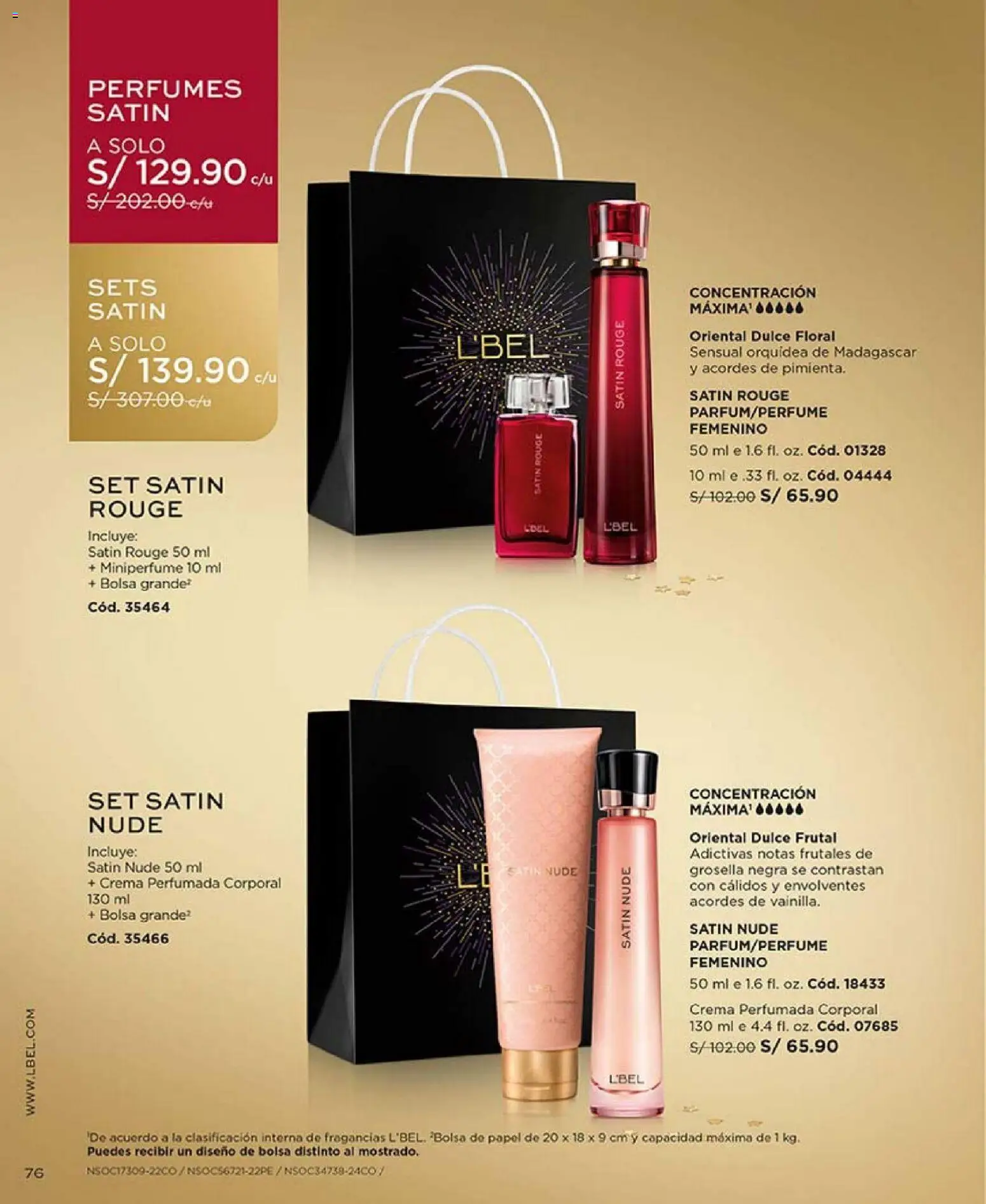 Catálogo L'Bel válido desde 18.12.2025 | Página: 76 | Productos: Crema, Bolsa