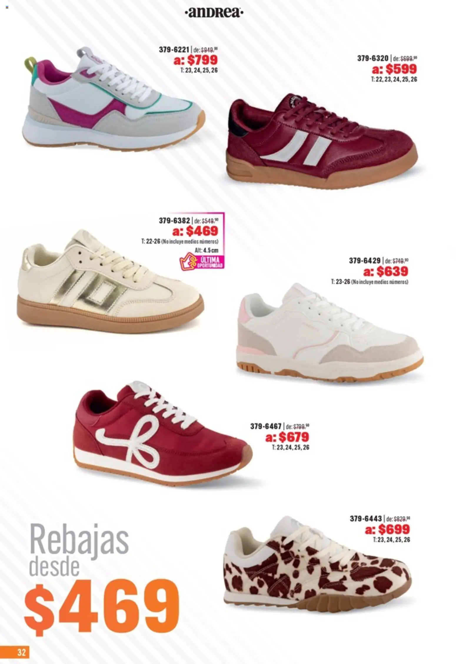 Nuevas ofertas de Andrea válidas en toda la República Mexicana desde el 05.04.2026. ¡Encuentra las mejores ofertas en Andrea catálogo Outlet! | Página: 32