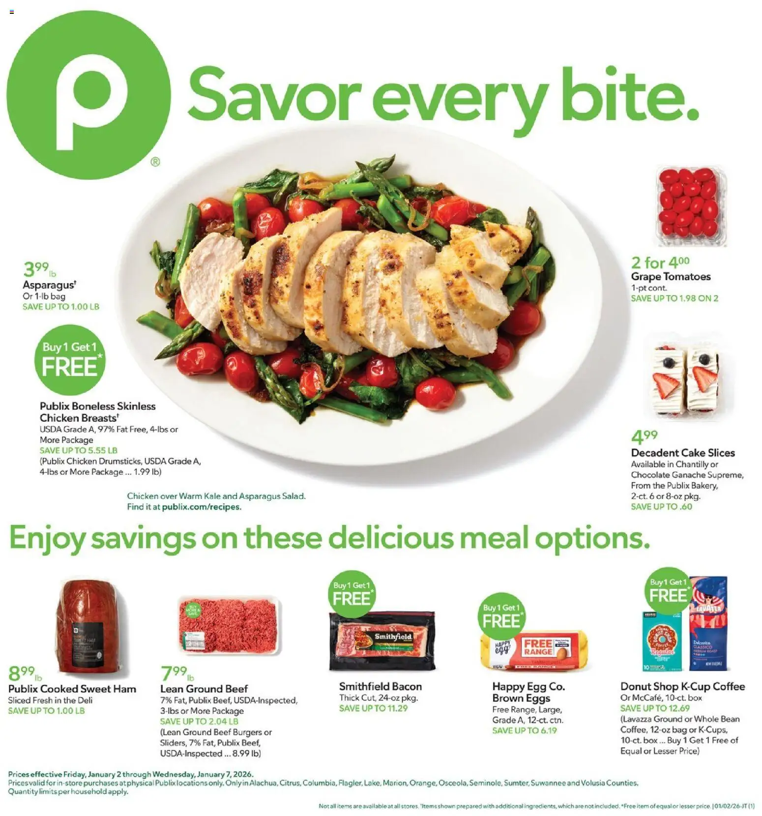 Publix Weekly Ad - valid from 02.01.2026 | Page: 1