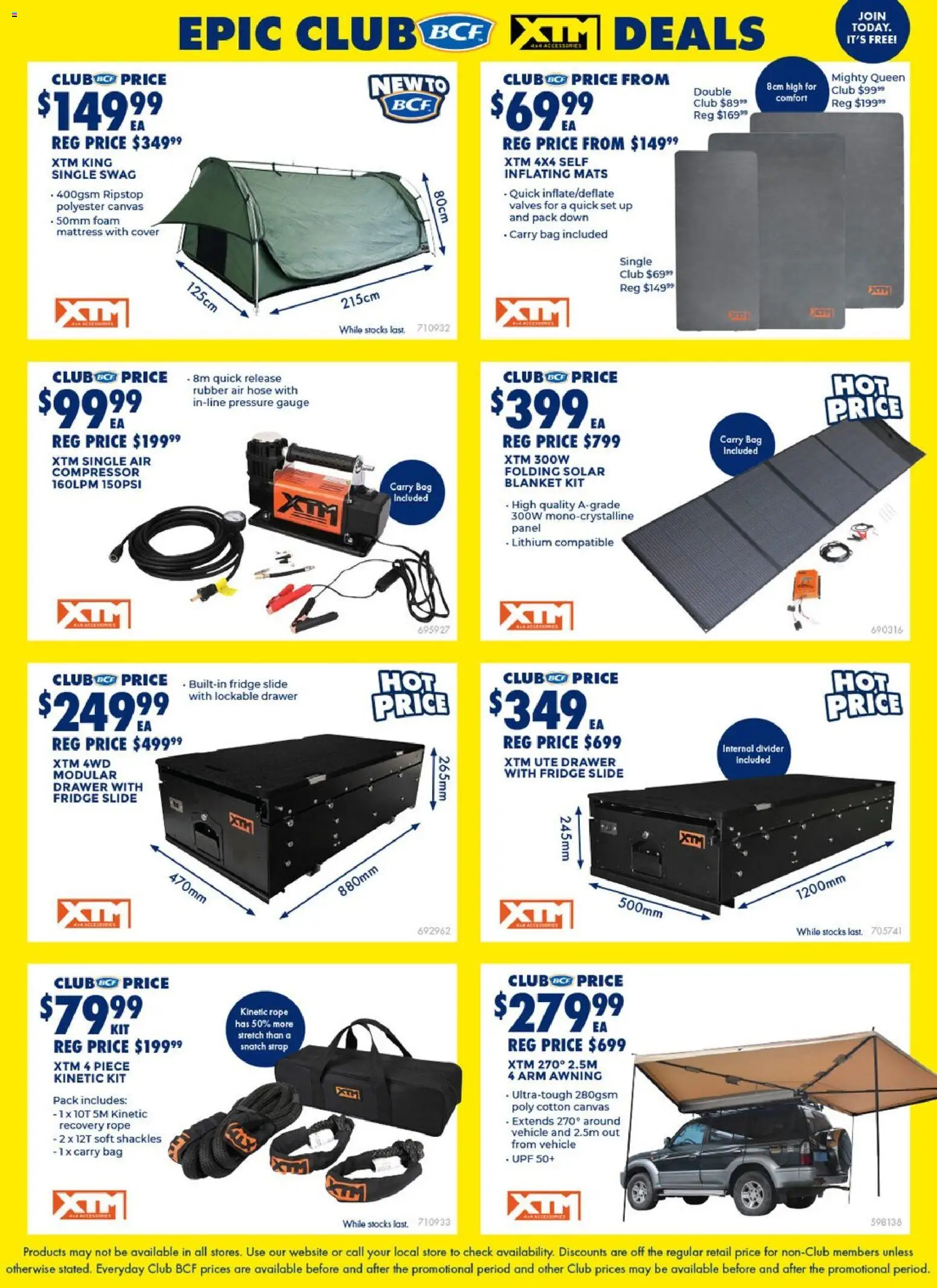 BCF catalogue - valid from 17.11.2025 | Page: 5 | Products: Bag, Pressure gauge, Mattress, Blanket