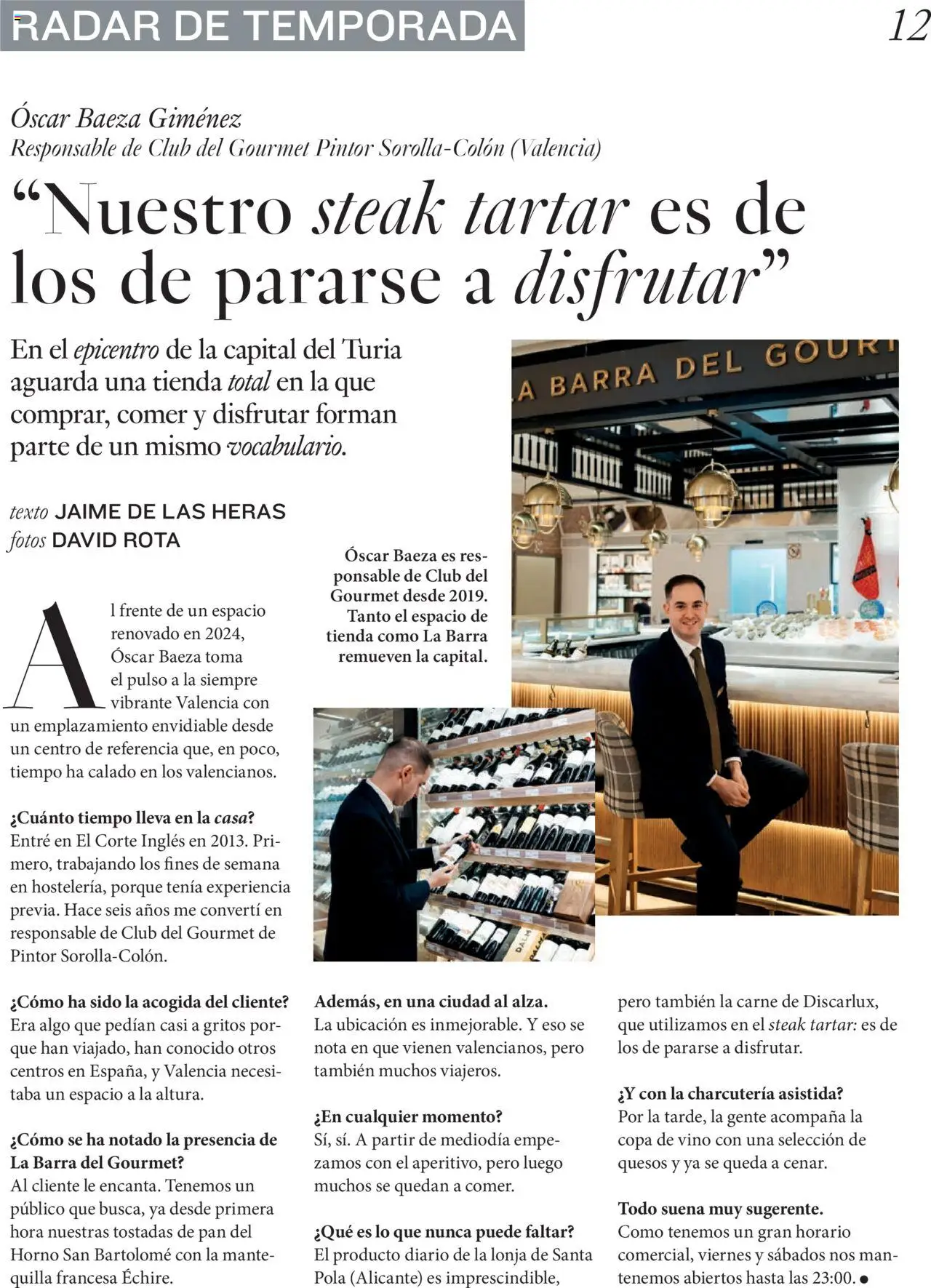 Nuevas ofertas de El Corte Inglés válidas en toda la República Mexicana desde el 29.09.2025. ¡Encuentra las mejores ofertas en El Corte Inglés - Catálogo Gourmet Magazine Otoño! | Página: 12 | Productos: Pan, Res, Barra, Vino