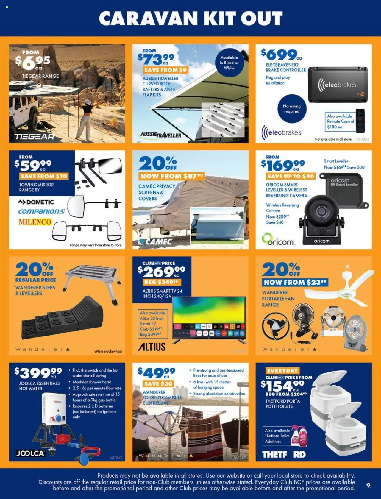 BCF catalogue - valid from 16.09.2025 | Page: 9 | Products: Water, Tv, Portable, Remote control