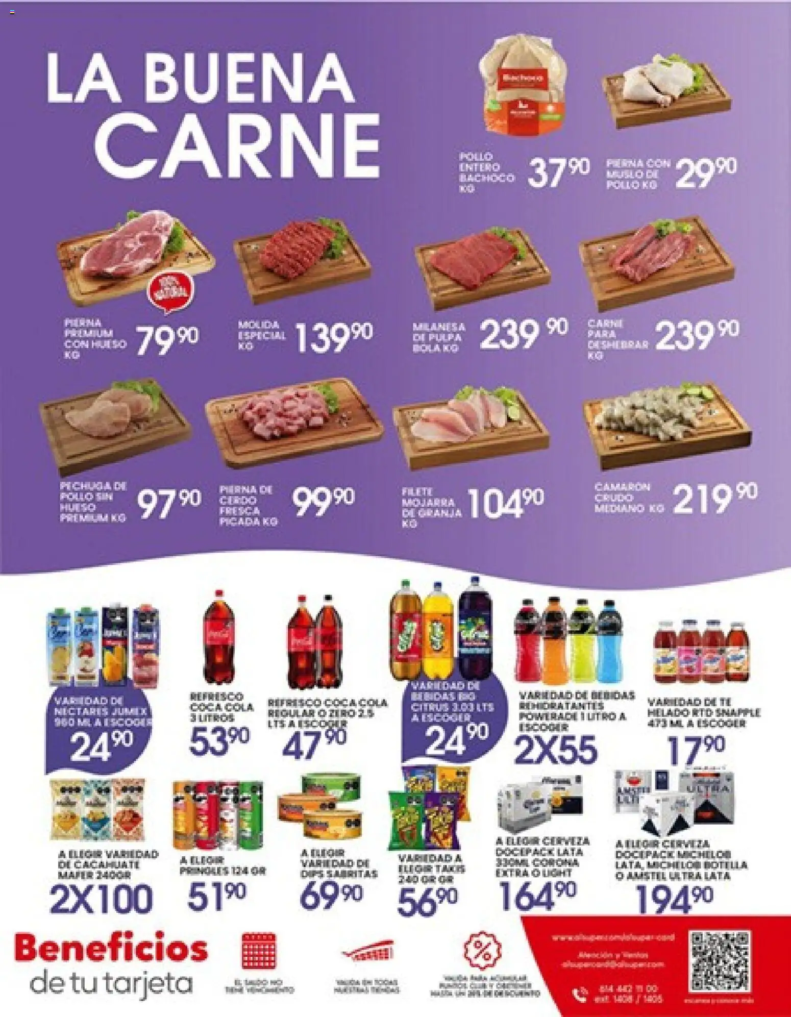 Nuevas ofertas de Alsuper válidas en toda la República Mexicana desde el 14.04.2026. ¡Encuentra las mejores ofertas en Alsuper folleto Torreon! | Página: 7 | Productos: Refresco, Cacahuate, Botella, Té