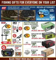 Preview of Cabela's weekly ads valid from 24.11.2025 | Page: 31 | Products: Box, Speaker, Bait