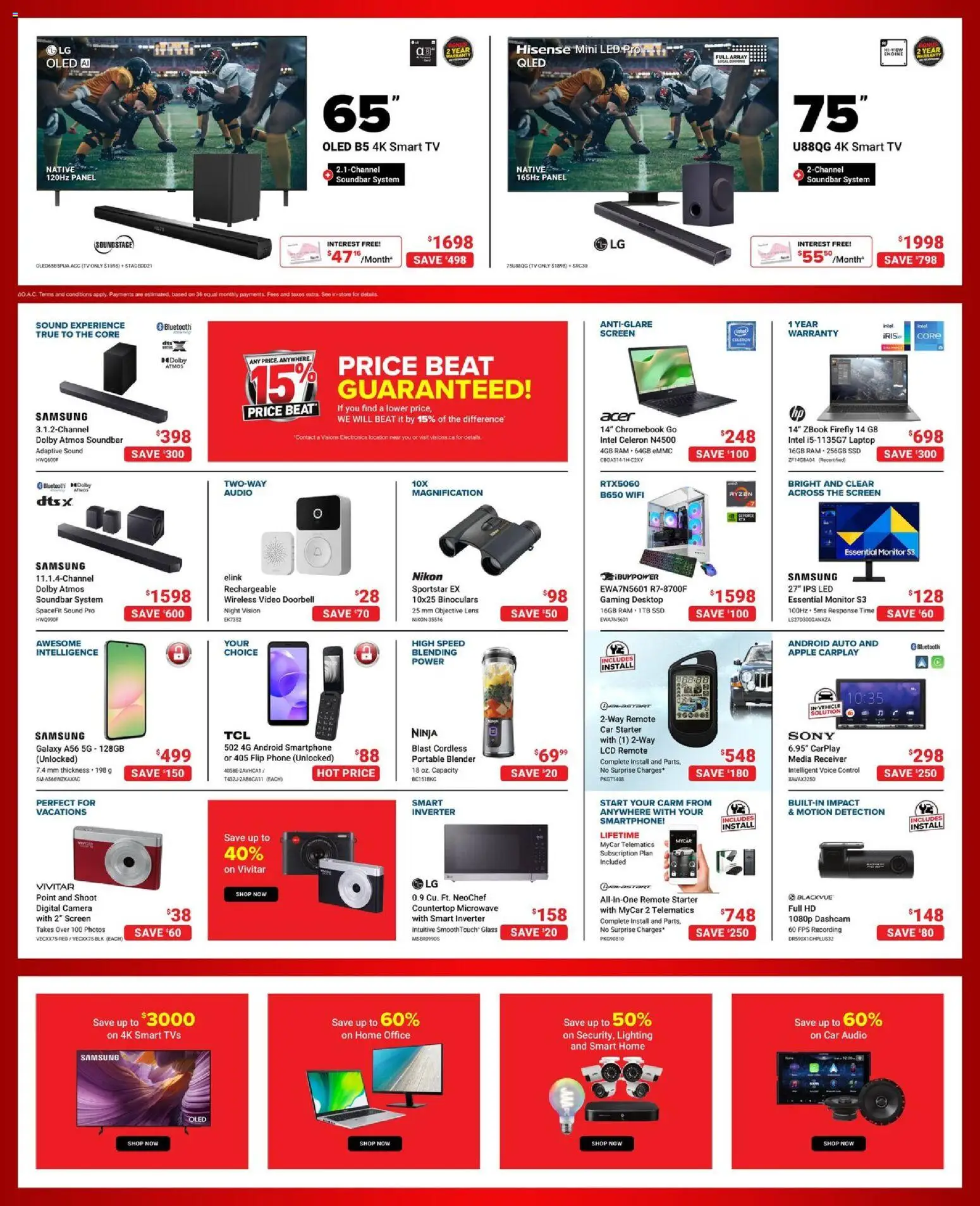 Visions flyer valid from 23.01.2026 | Page: 3 | Products: Monitor, Tv, Audio, Camera