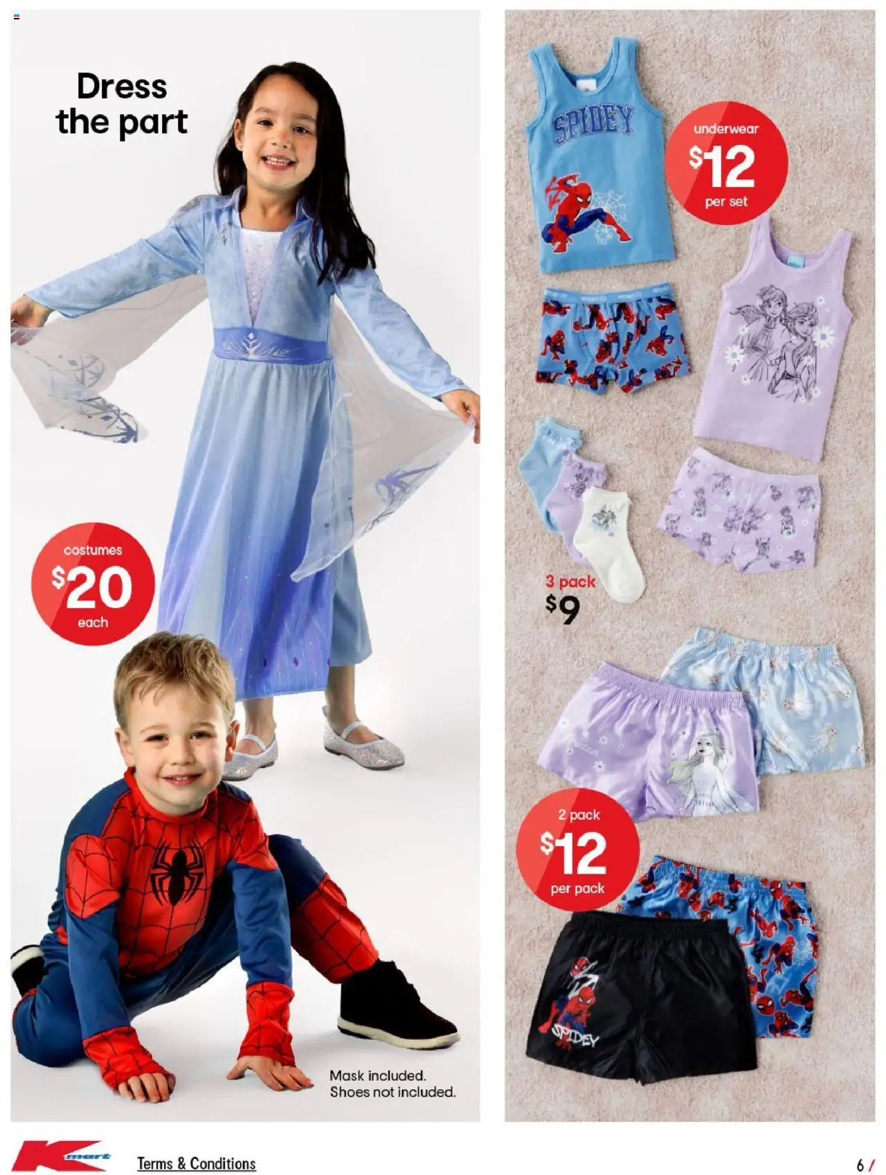 Kmart catalogue - valid from 09.10.2025 | Page: 6 | Products: Mask, Dress, Underwear