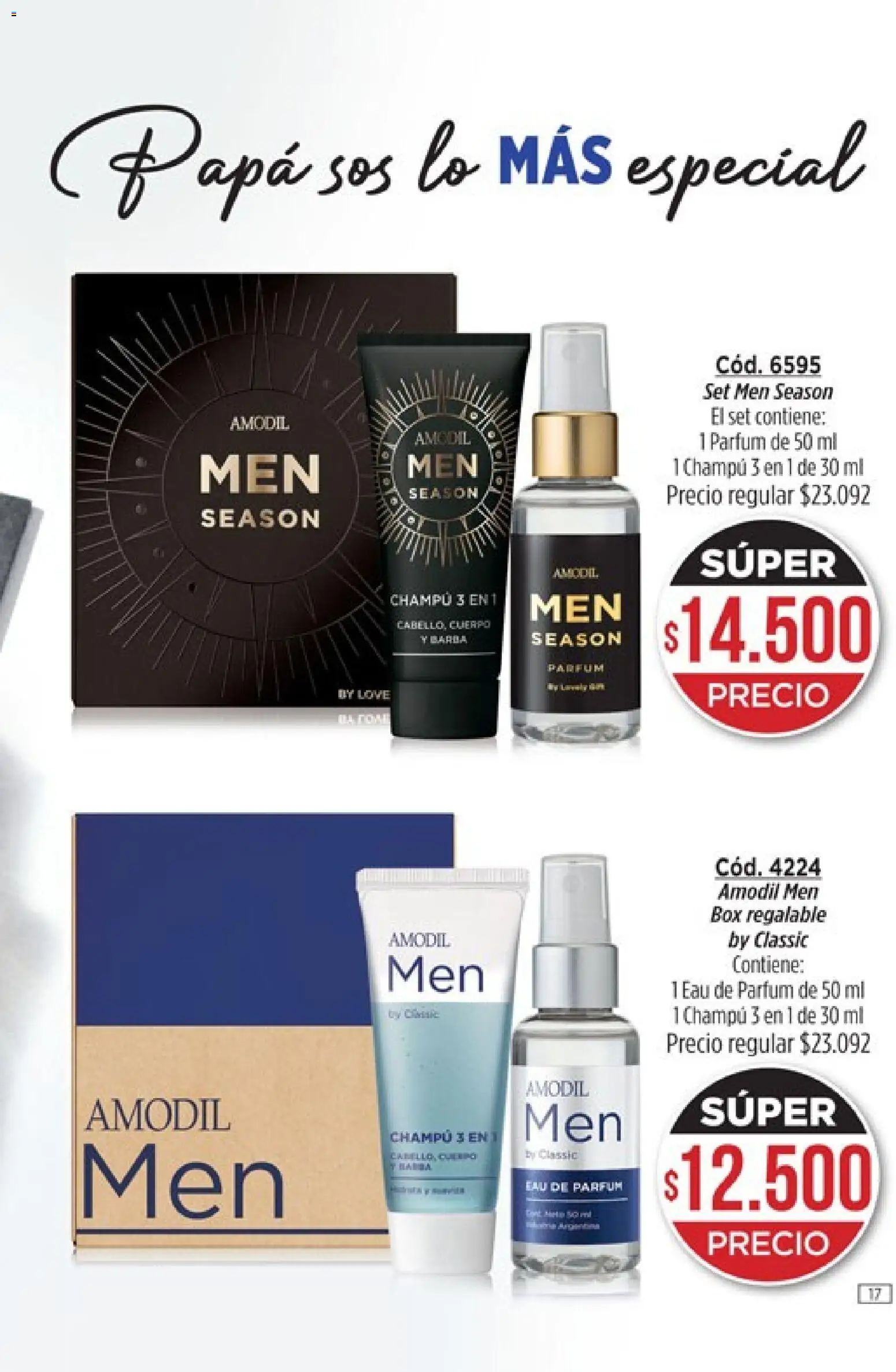 Amodil - Campaña 8 │ válido desde el 08.04.2026 | Página: 17 | Productos: Papa, Champú