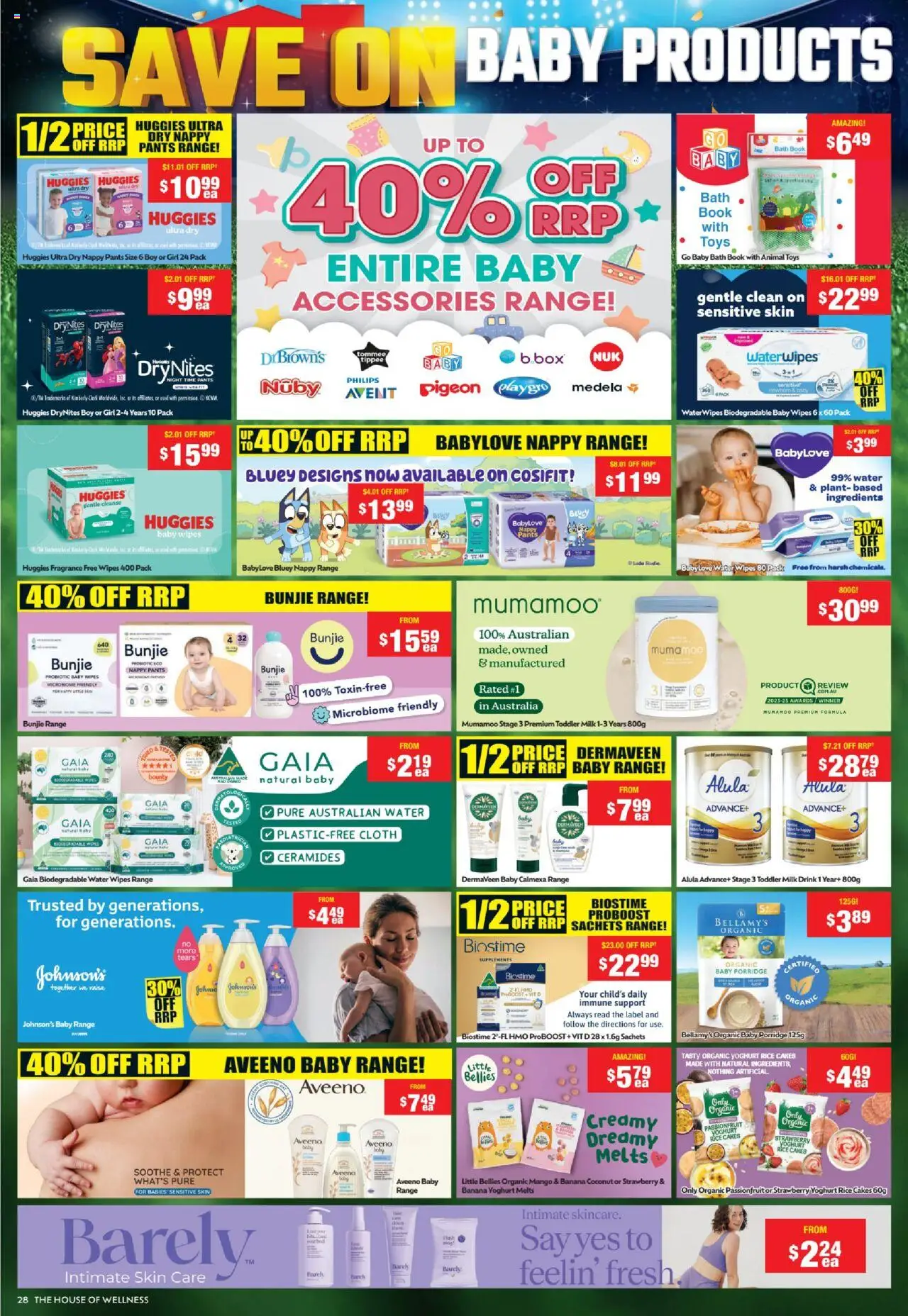 Chemist Warehouse catalogue - valid from 08.09.2025 | Page: 28 | Products: Cloth, Fragrance, Plant, Sensitive skin