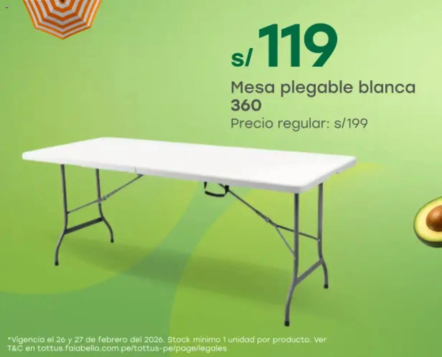 Catálogo Tottus válido desde 26.02.2026 | Página: 3 | Productos: Mesa