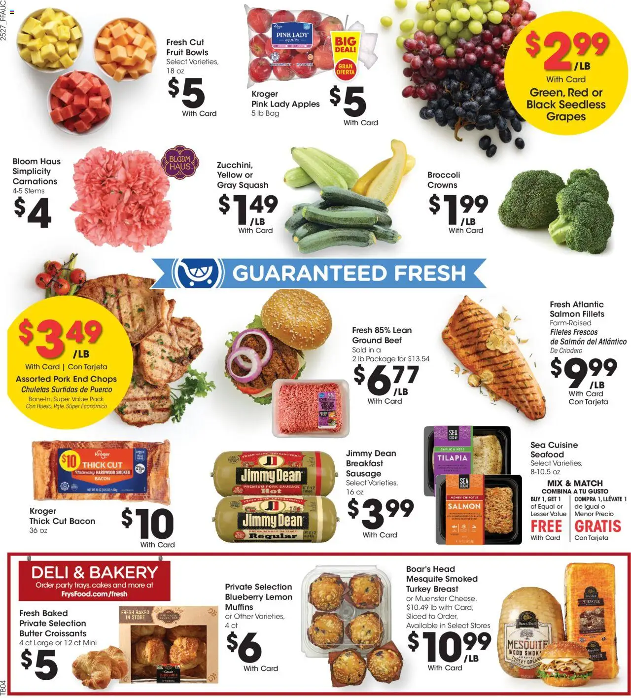 Fry's Food Weekly Ad - valid from 06.08.2025 | Page: 11 | Products: Bakery, Squash, Crowns, Seafood