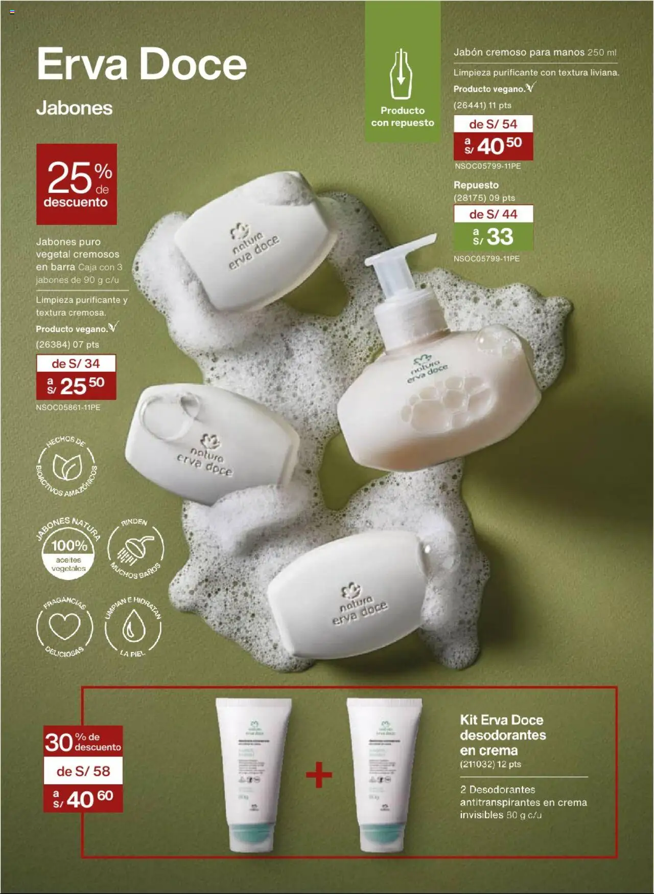 Catálogo Natura válido desde 13.08.2025 | Página: 139 | Productos: Jabón, Caja, Crema