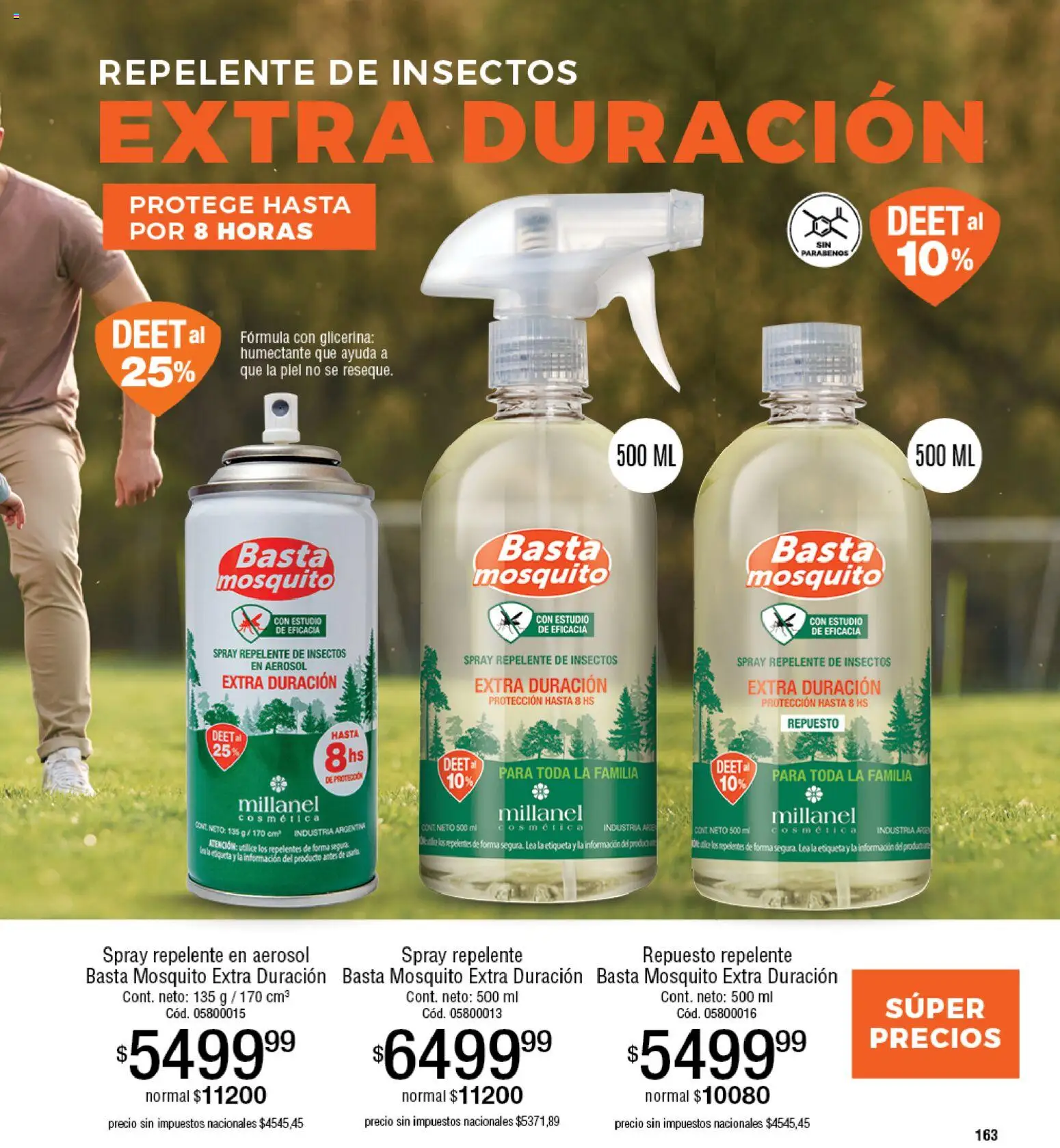 Millanel - Catálogo │ válido desde el 27.04.2026 | Página: 163 | Productos: Repelente