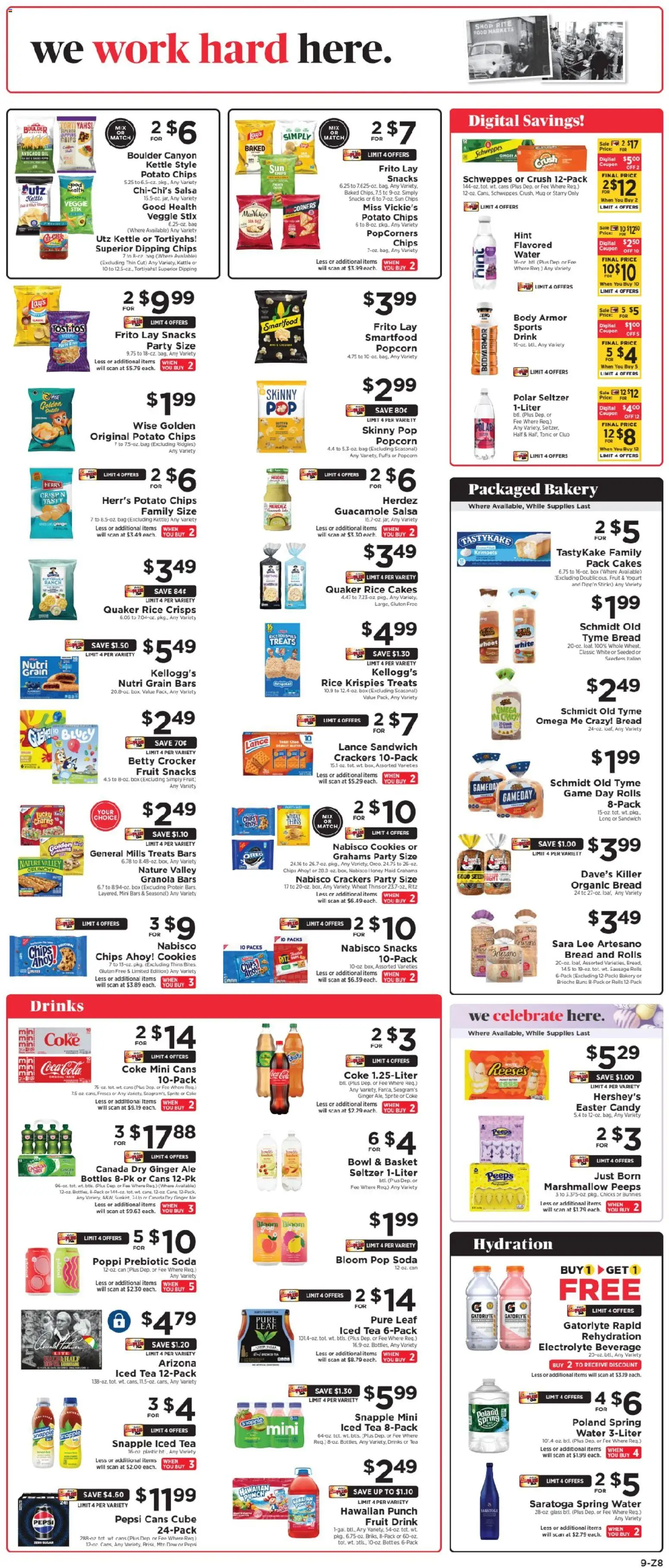 ShopRite Weekly Ad - valid from 06.03.2026 | Page: 10 | Products: Yogurt, Rice, Chips, Game