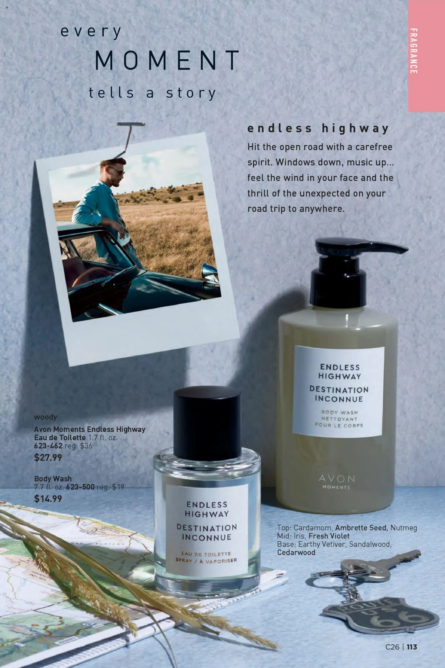 Avon Brochure - valid from 17.12.2025 | Page: 113 | Products: Fragrance, Eau de toilette, Body Wash